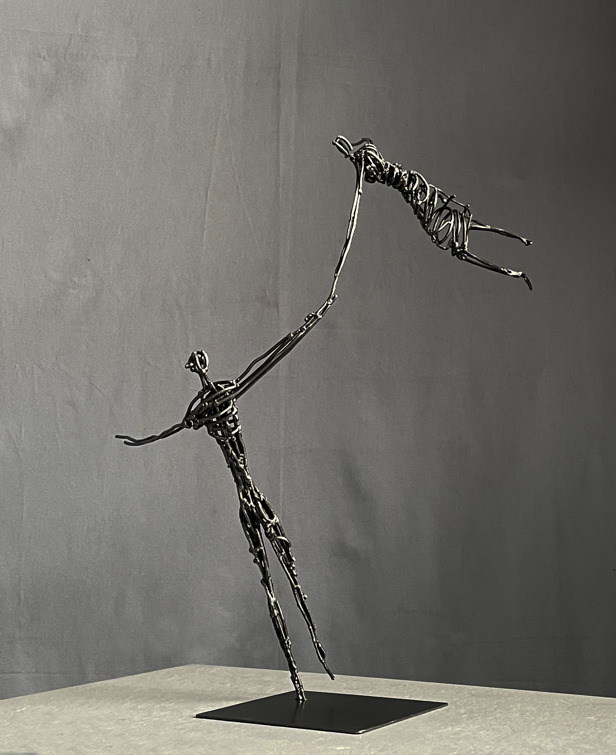 Прогулка / омаж Шагалу Марку Захаровичу _ 2023. Художник — скульптор Антонина Фатхуллина