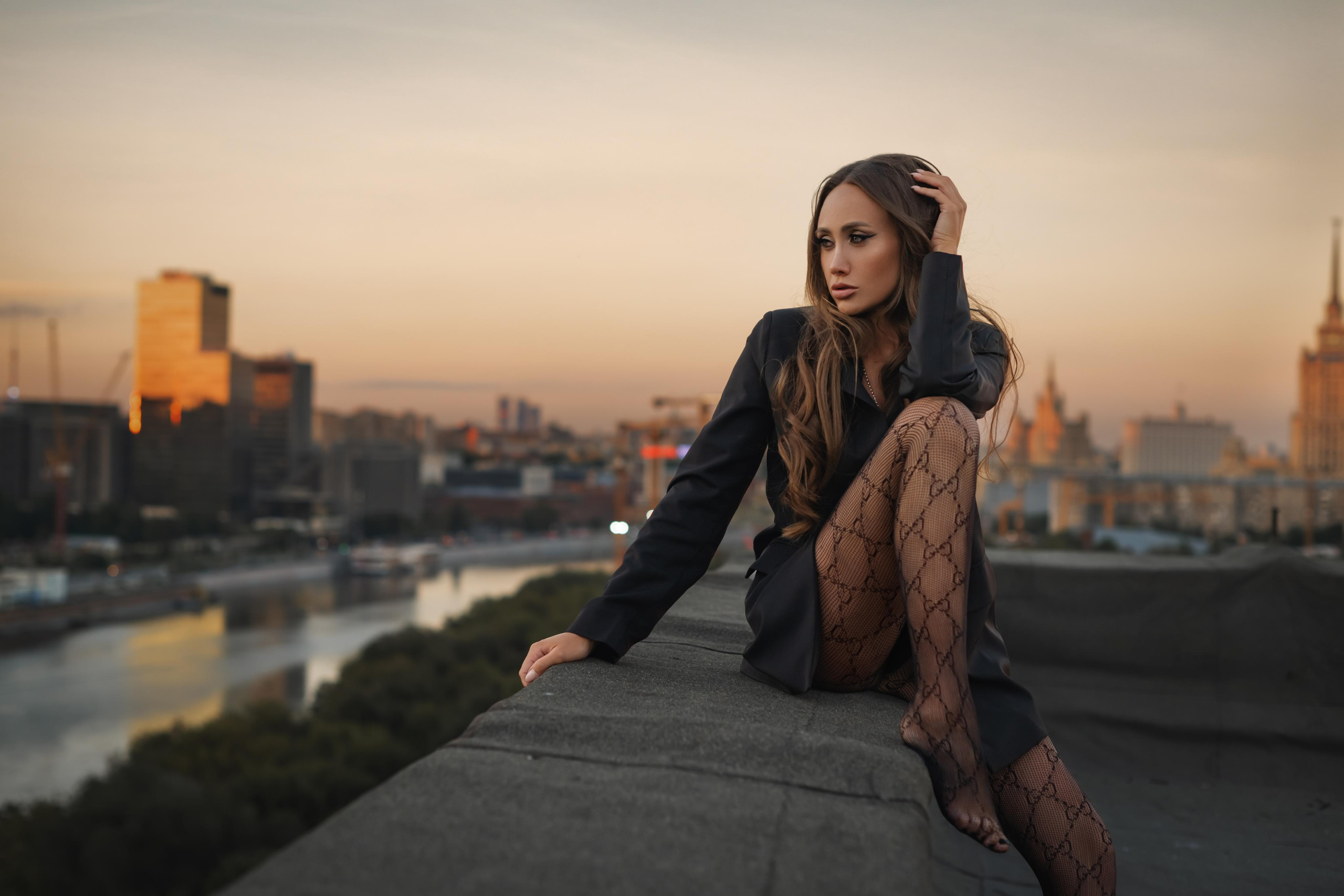 Закат на крыше в Москва Сити