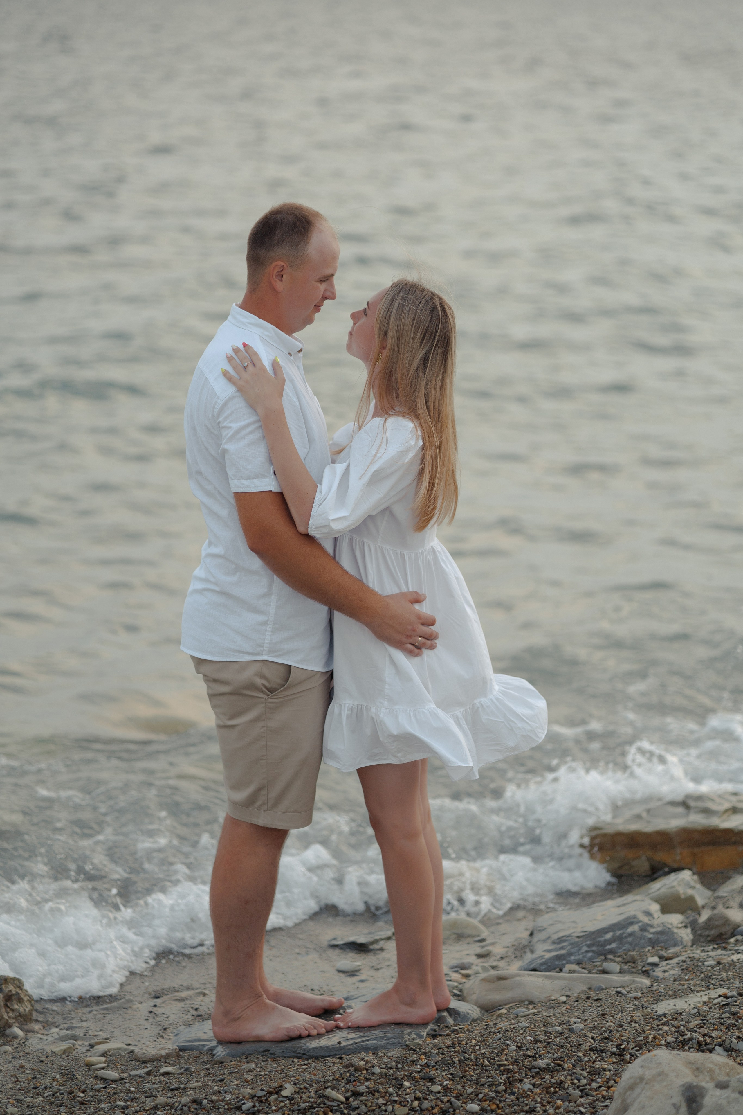 Лавстори на берегу моря. Семейный и портретный фотограф в Геленджике Любовь Бодрова