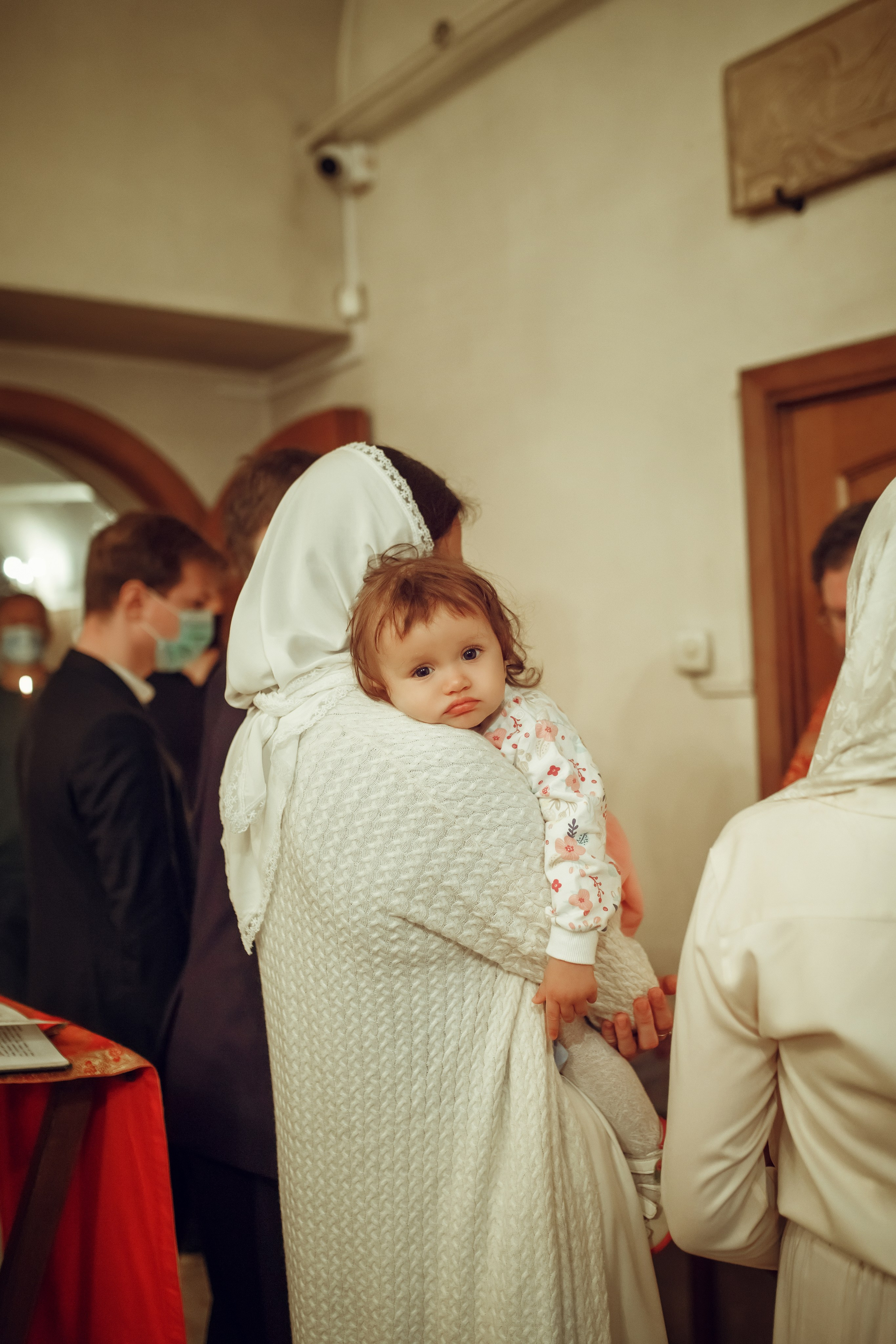 Крещение Даши. Фотограф на Крещение, семейный фотограф в Москве