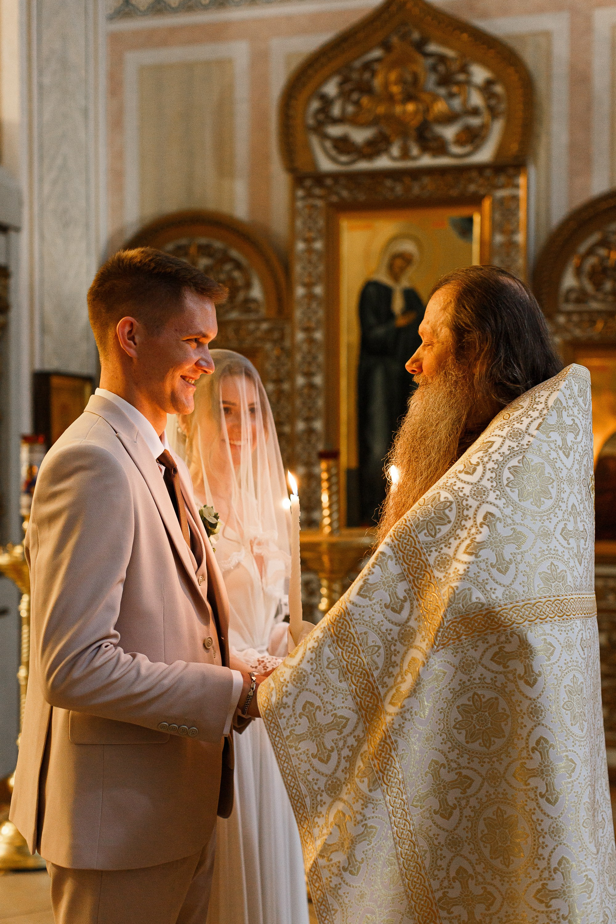 Венчание в храме Живоначальной Троицы на Шаболовке