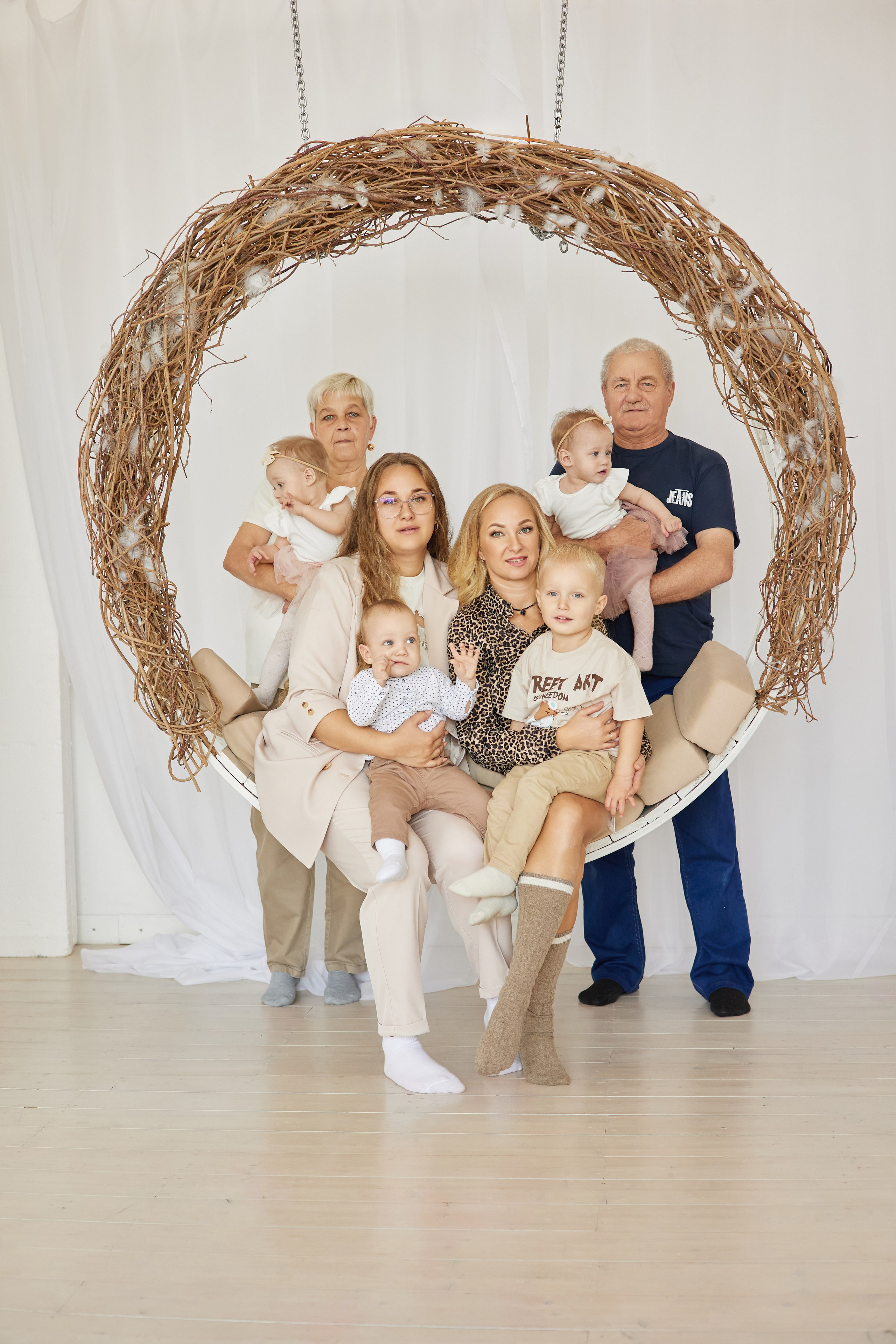 Тройняшки. Фотограф женского портрета, беременности и материнства Харькова Елена