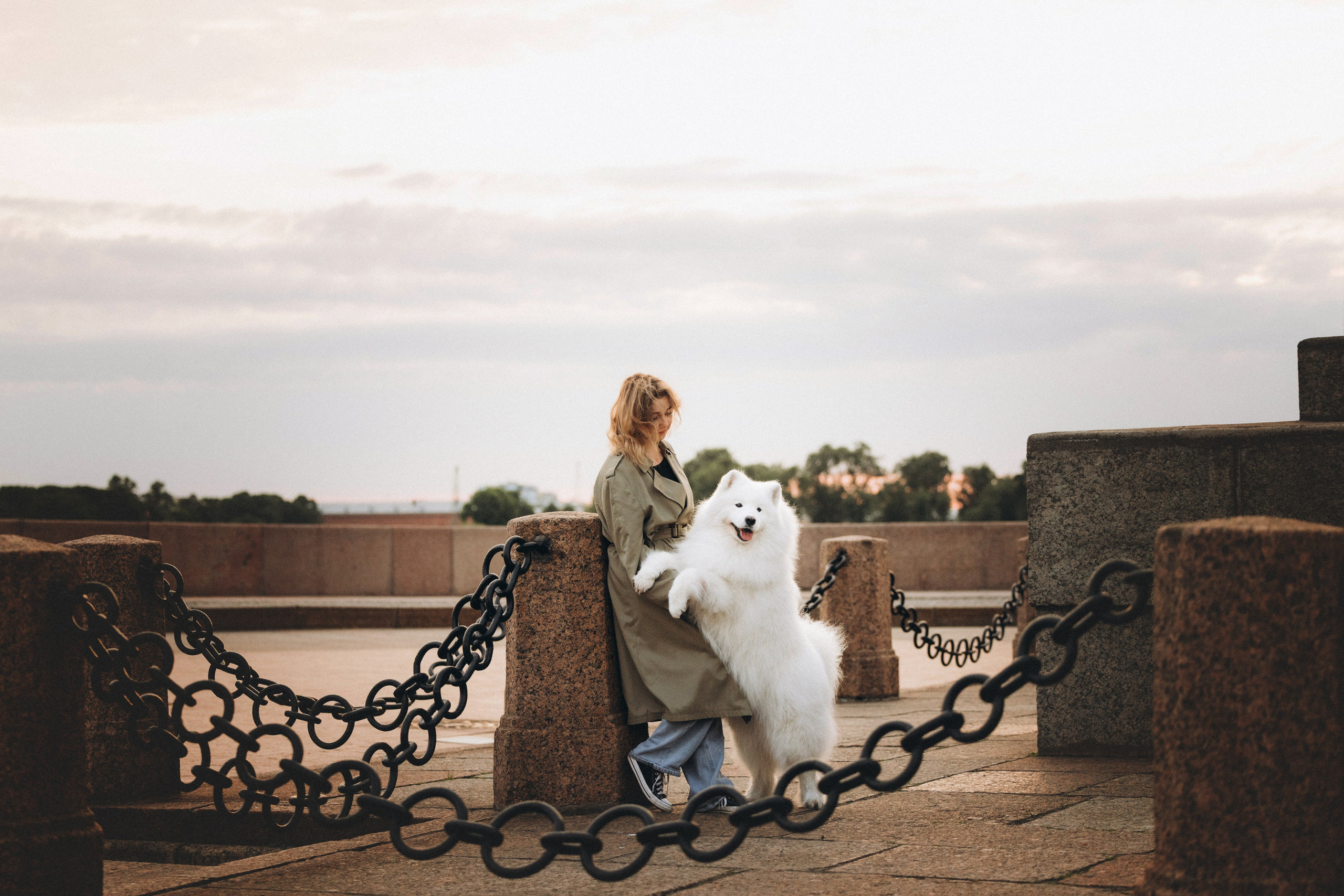Женя и Цезарь. Фотограф анималист Осипчикова Мария