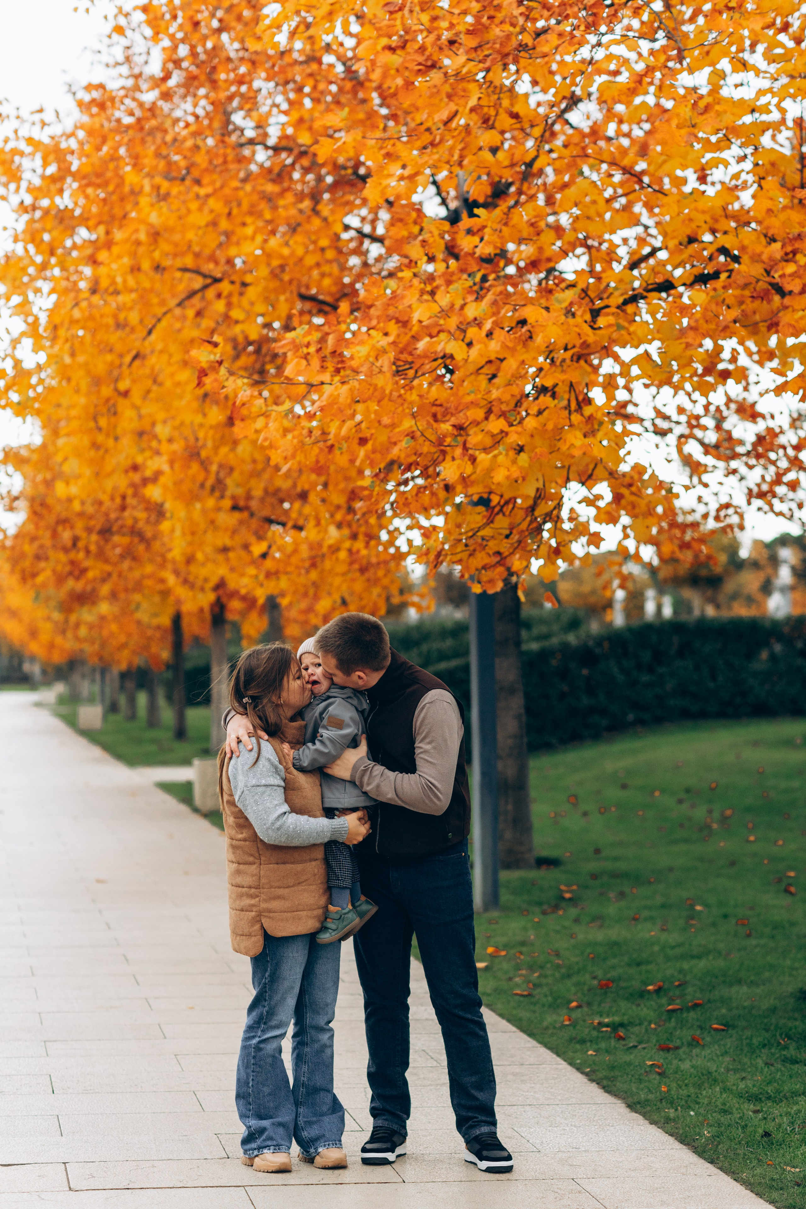 Парк Галицкого Аня, Ваня и Валентин. Семейный фотограф Наталия Демченко, Краснодар
