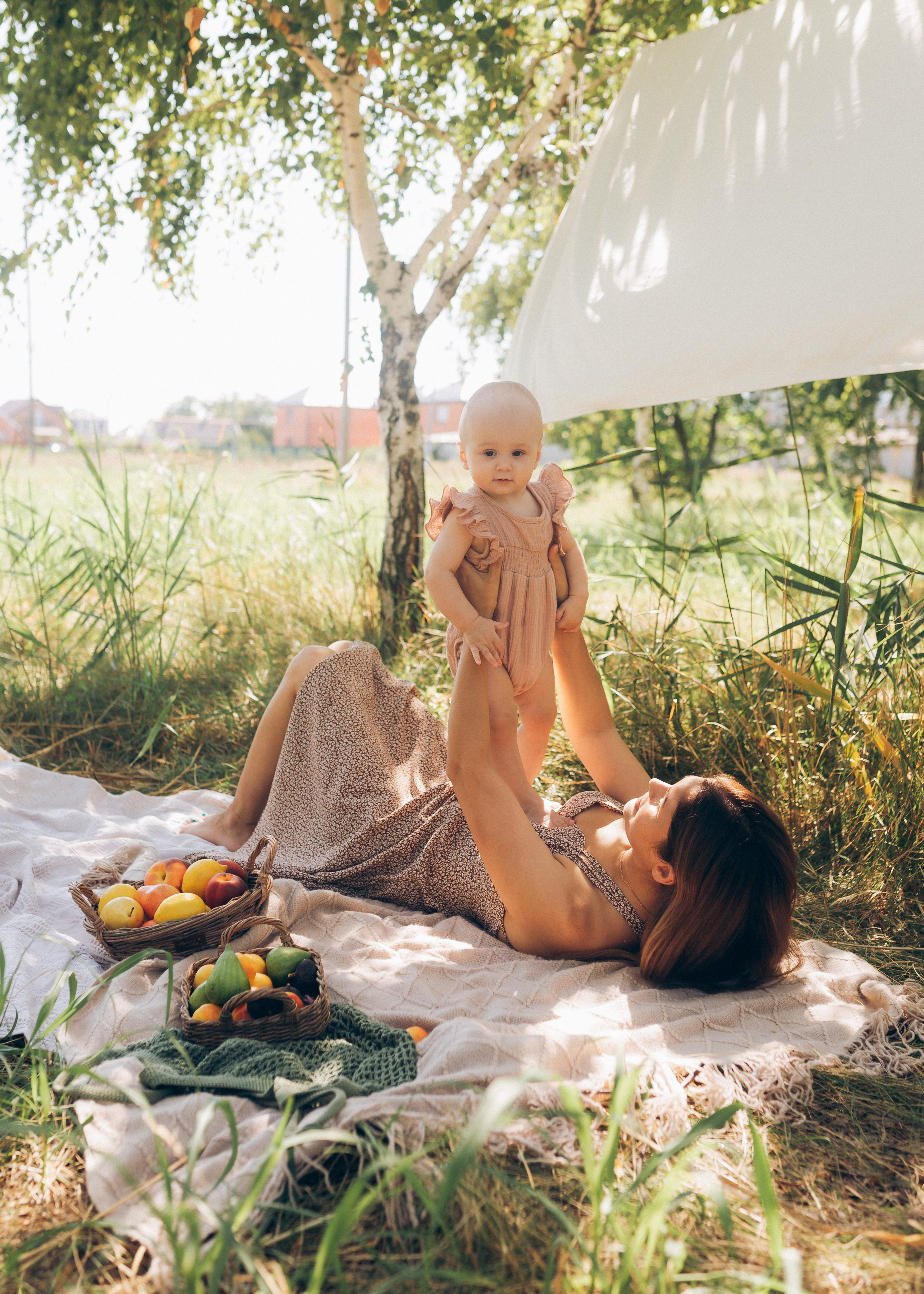 Девочки в березовой роще. Фотограф в Приморско-Ахтарске Марьяна Чопко