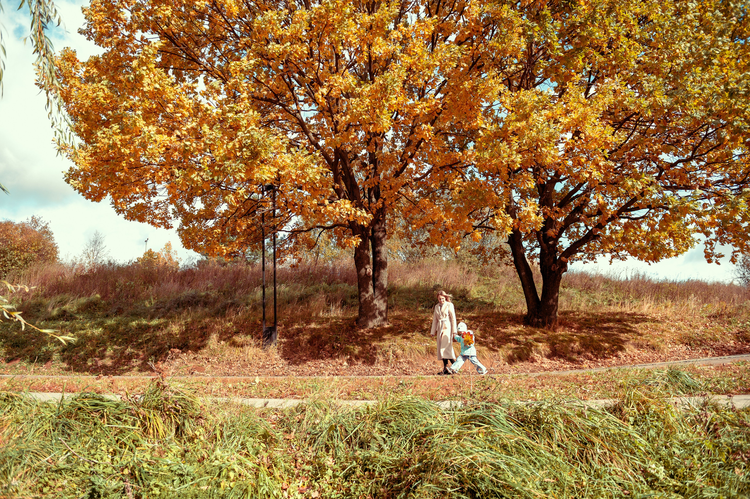 Осенняя фотосессия для Маргариты и Вари. Фотосессии в Москве, женский и семейный фотограф Юлия Михайленко