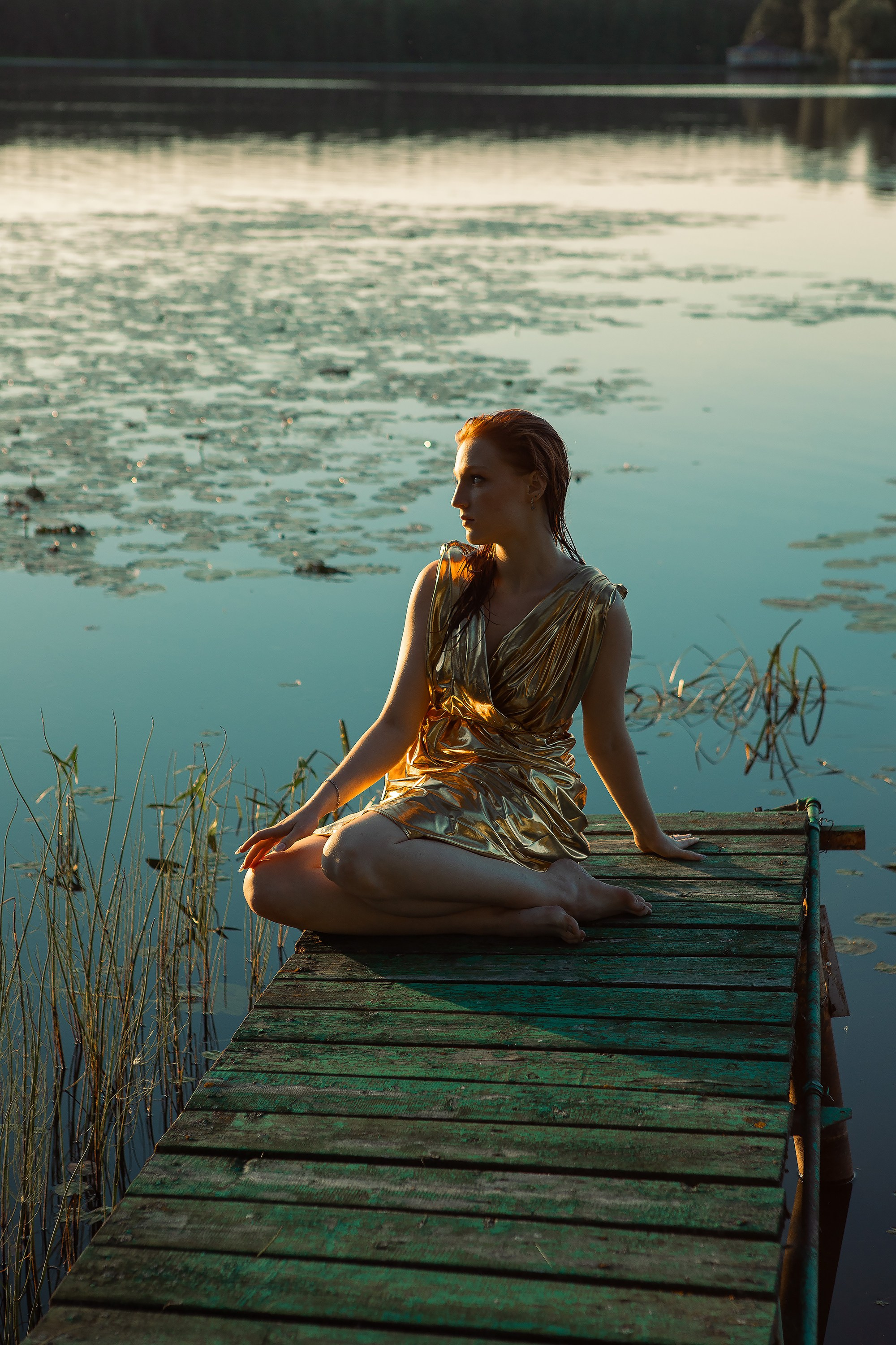 Лена в озере. Семейный и контент- фотограф Анна Уткина, Электросталь, Ногинск, Москва