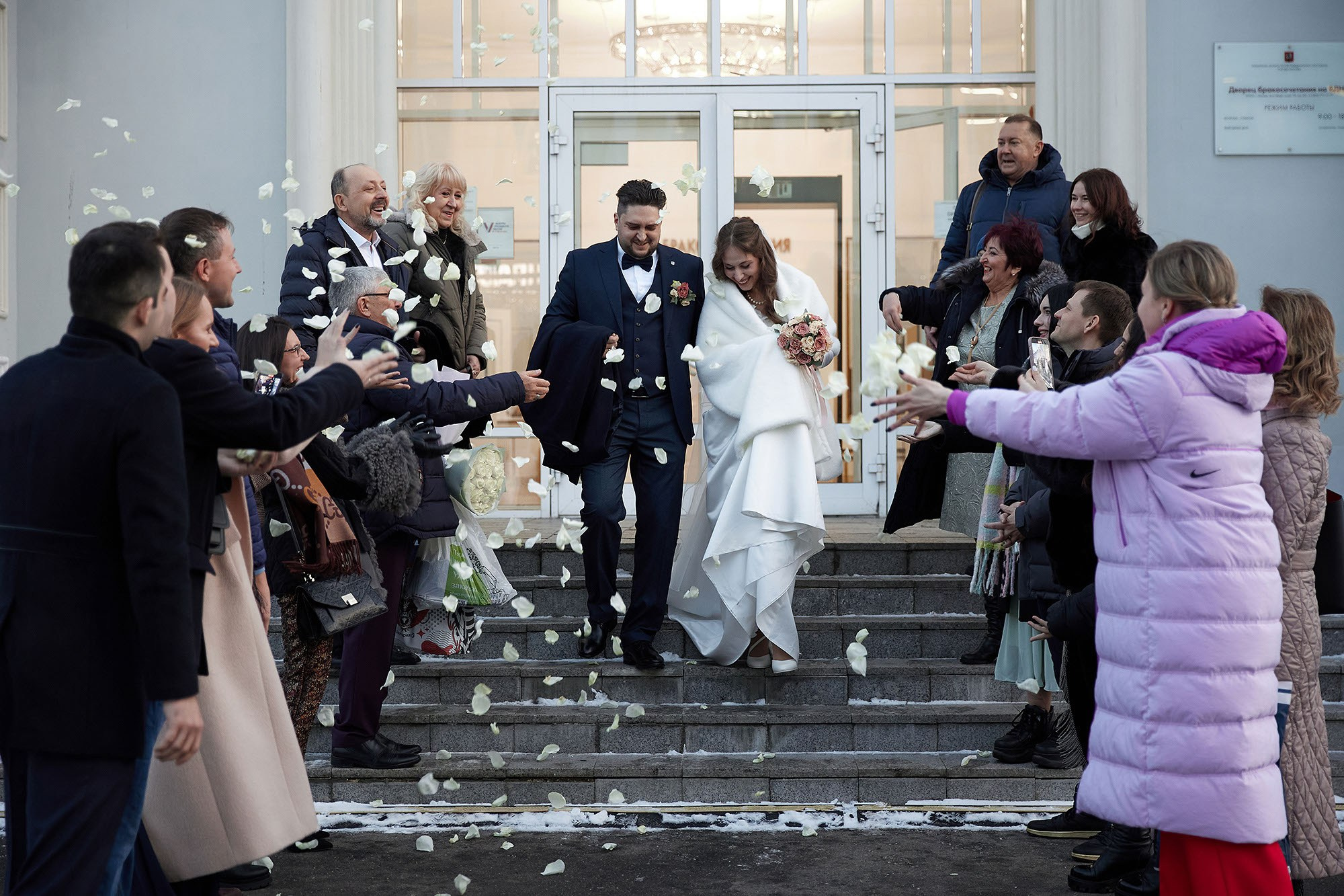 Регистрация в ЗАГСе и выездная. Свадебная съемка. Фотограф в Москве Валерий Боцман