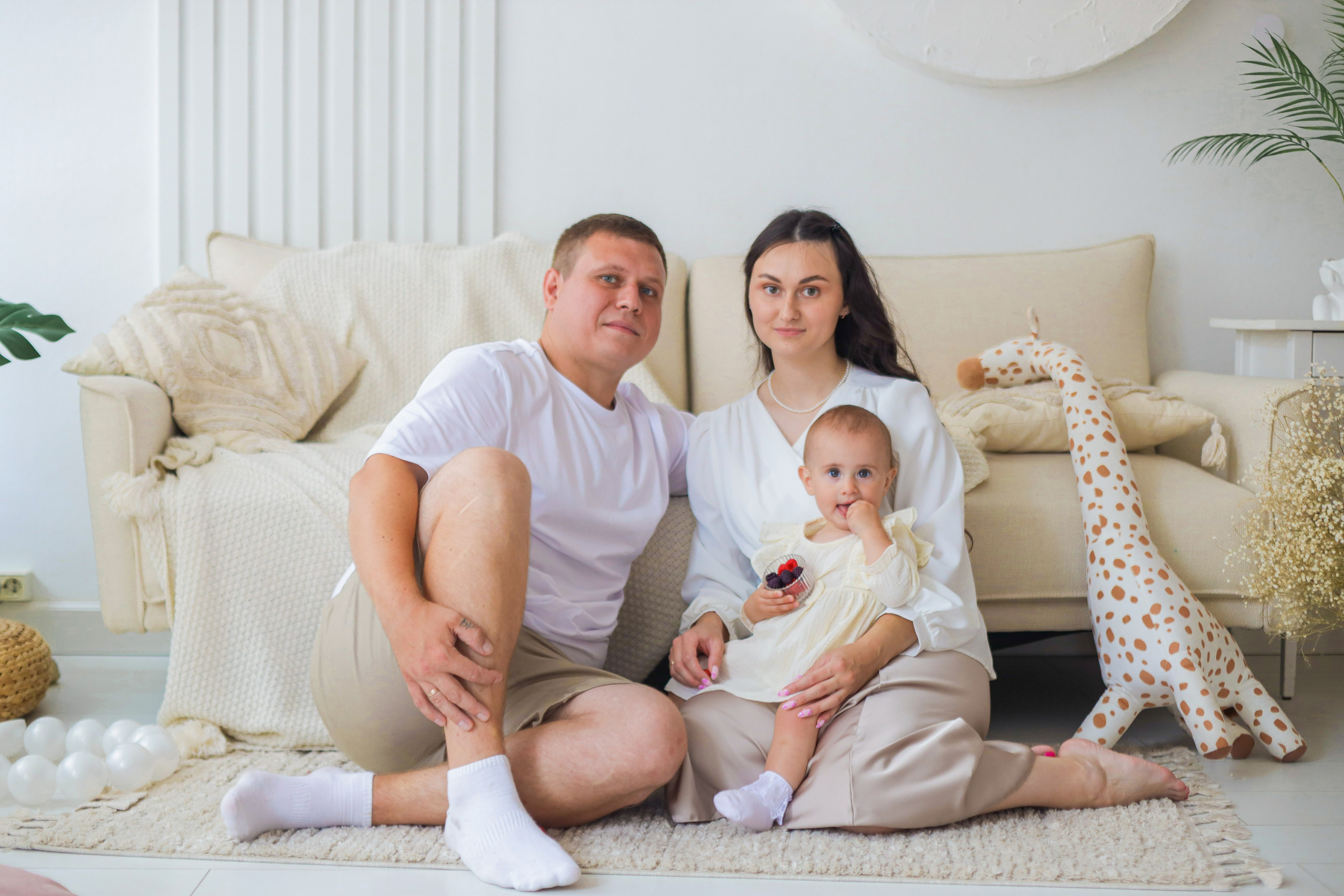 Полина 1 годик. Семейный, детский, свадебный фотограф в Москве, Люберцах