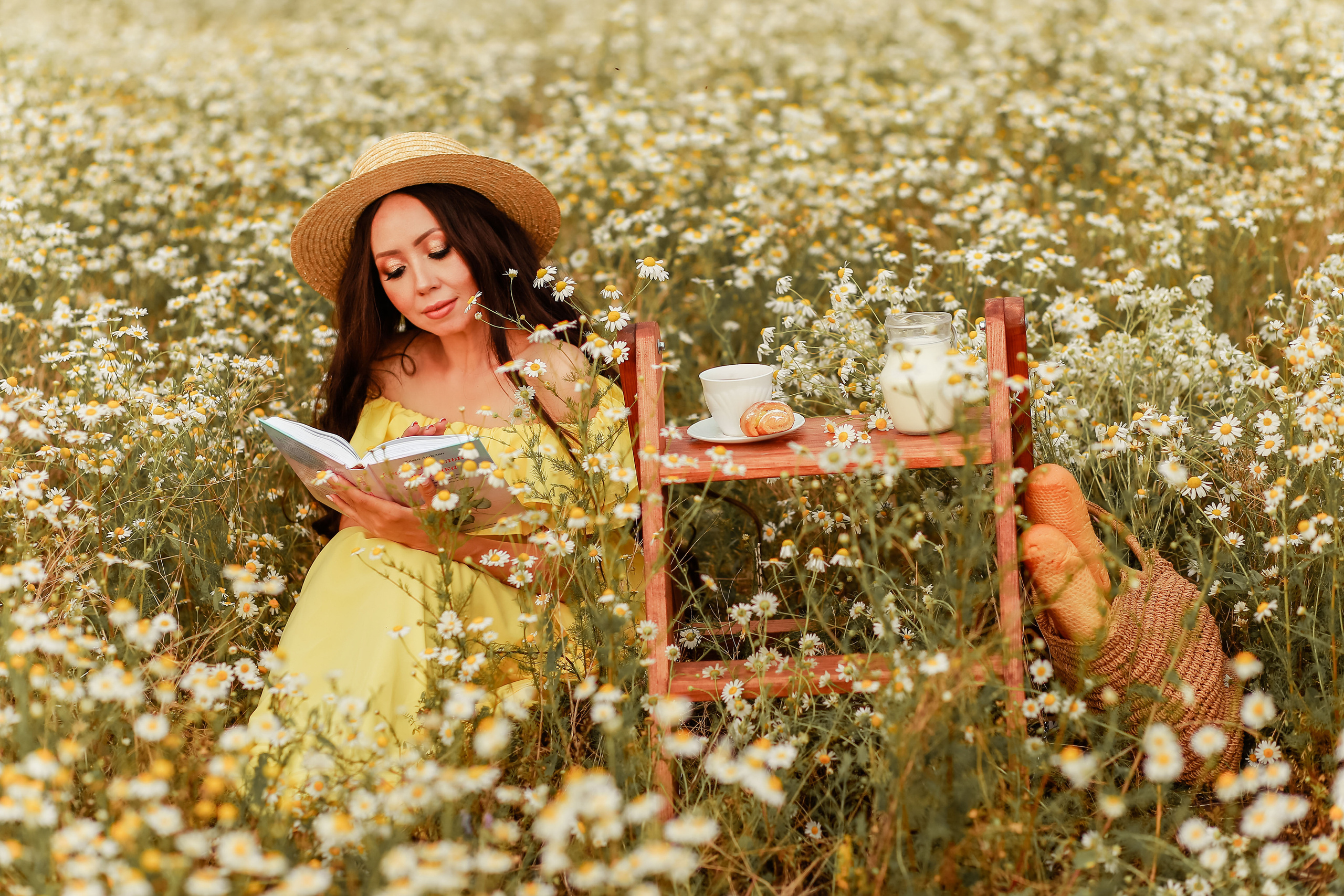 Фотосессия в ромашках. Иванова Ирина Свадебный и семейный фотограф г. Уфа