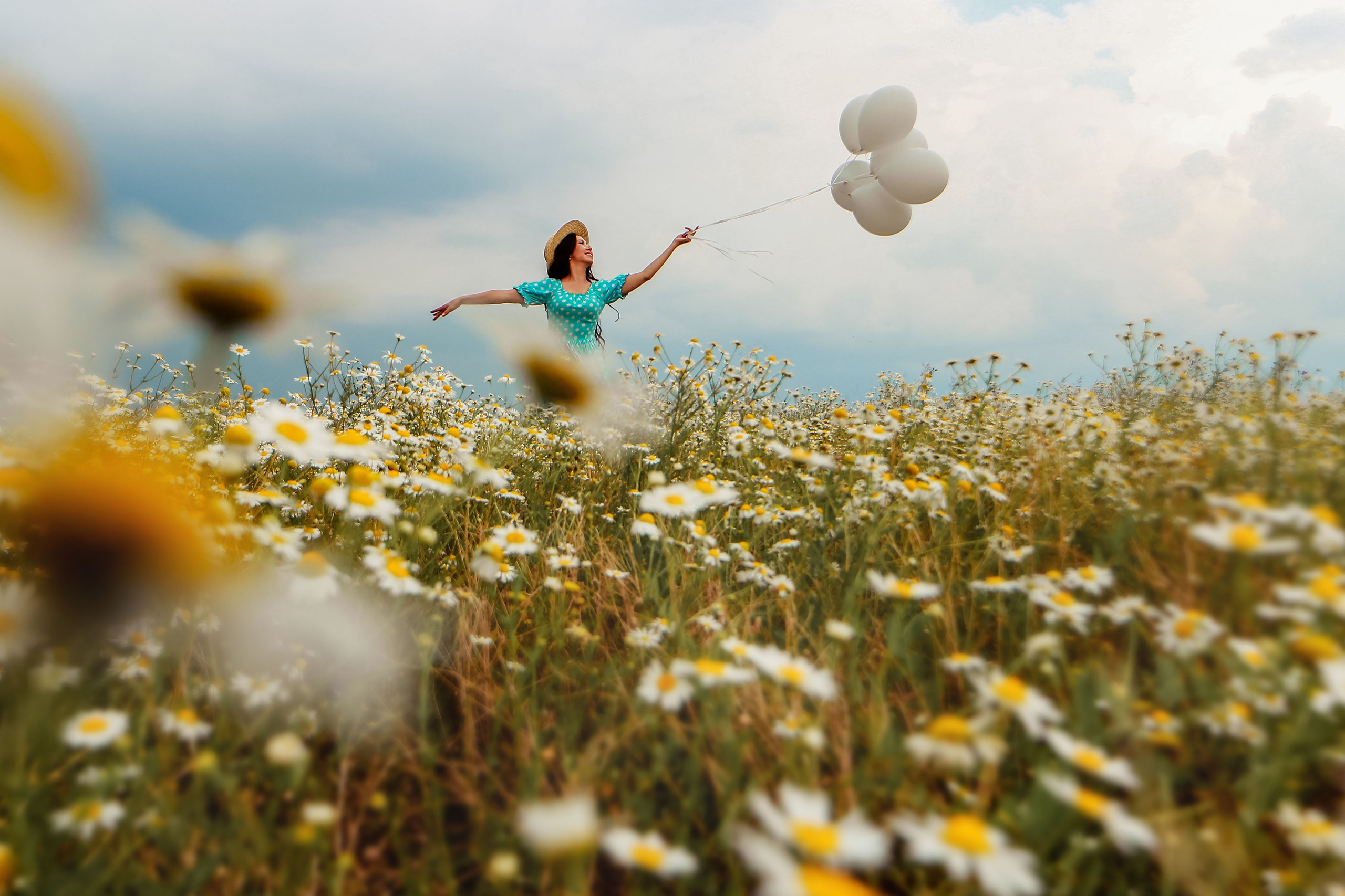 Фотосессия в ромашках. Иванова Ирина Свадебный и семейный фотограф г. Уфа