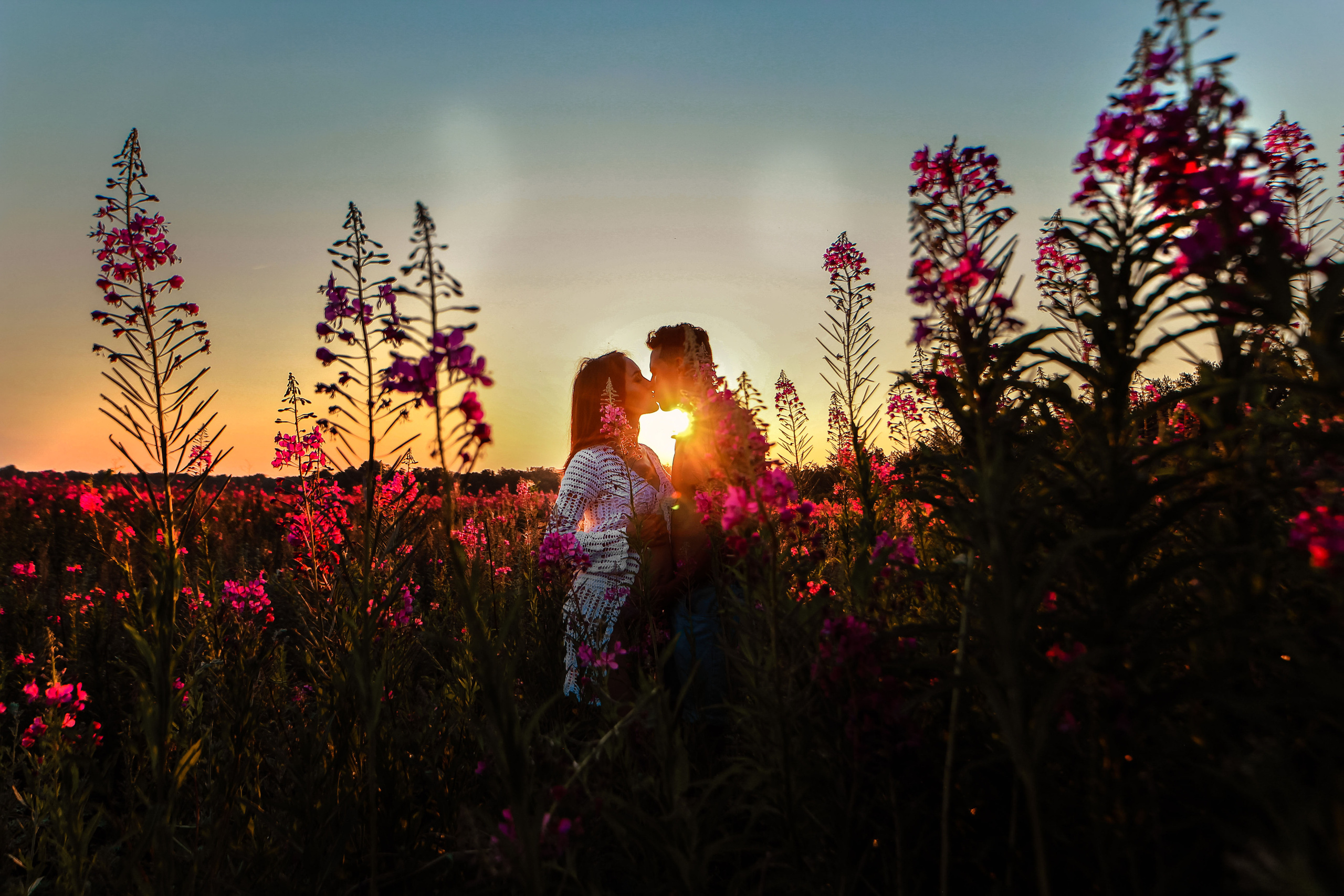 Семейная съемка в поле Иван-чай. Иванова Ирина Свадебный и семейный фотограф г. Уфа