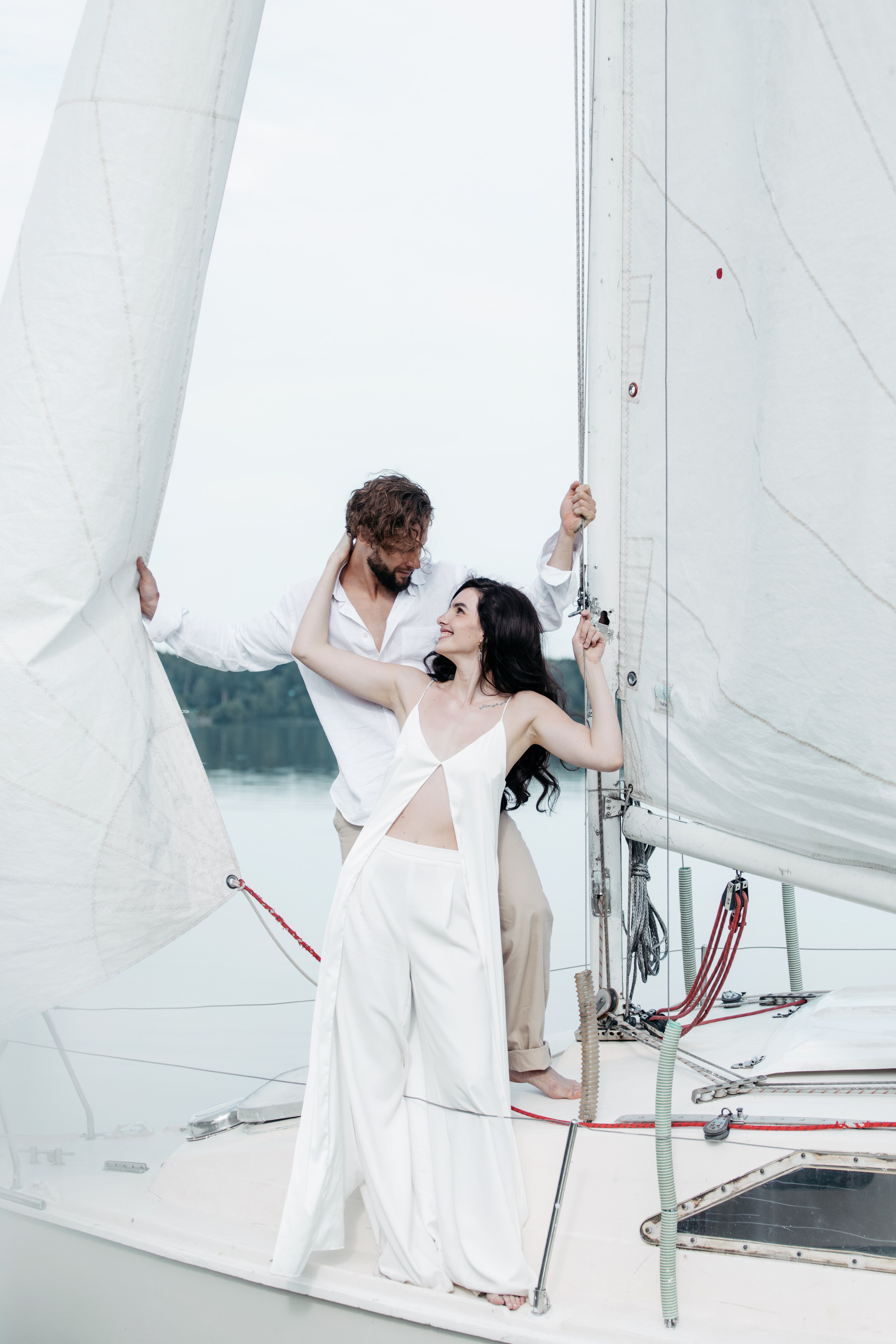 Яхта, парус, любовь. Свадебный фотограф в Москве Ольга Коржова