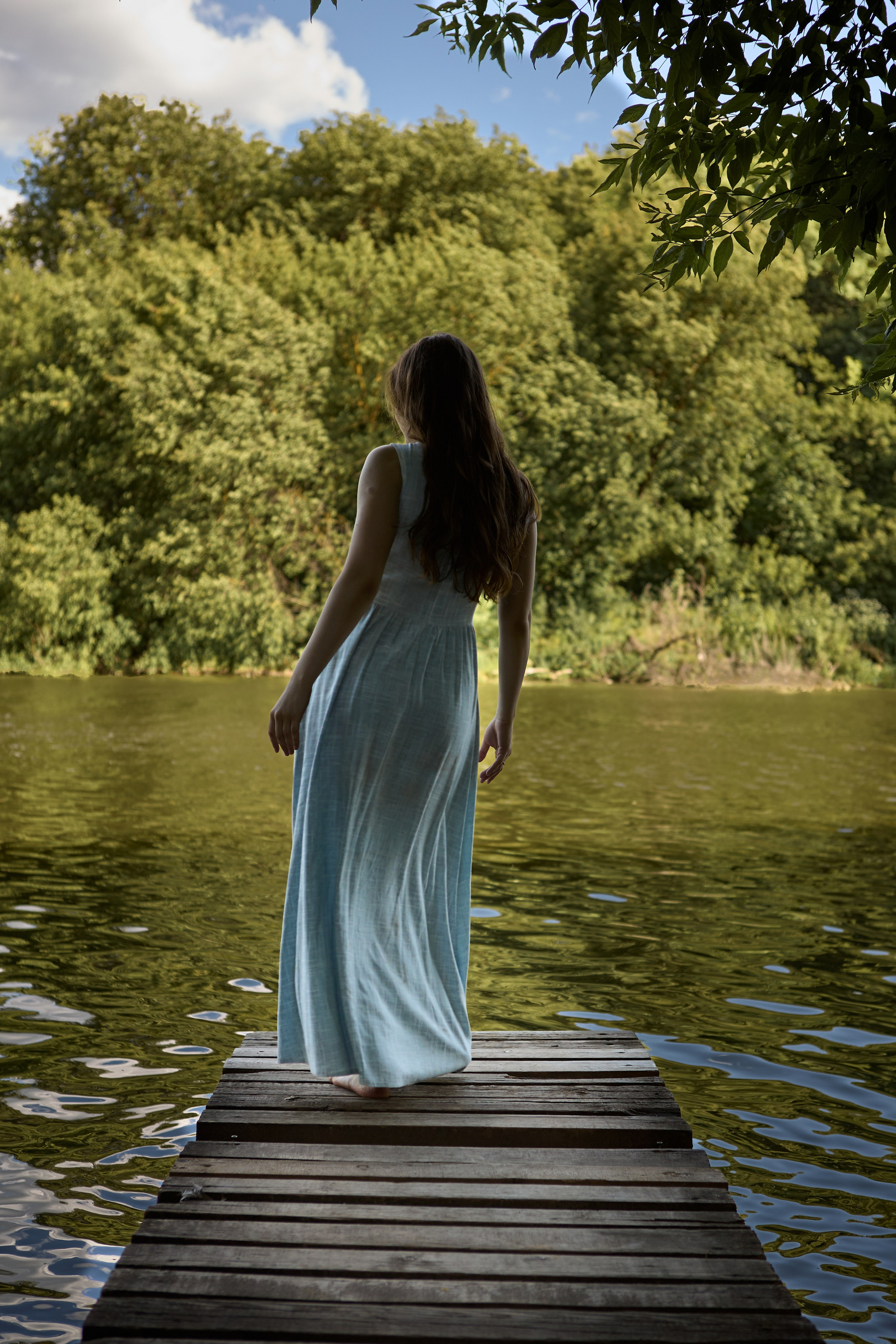 фотосессия на пирсе в полный рост