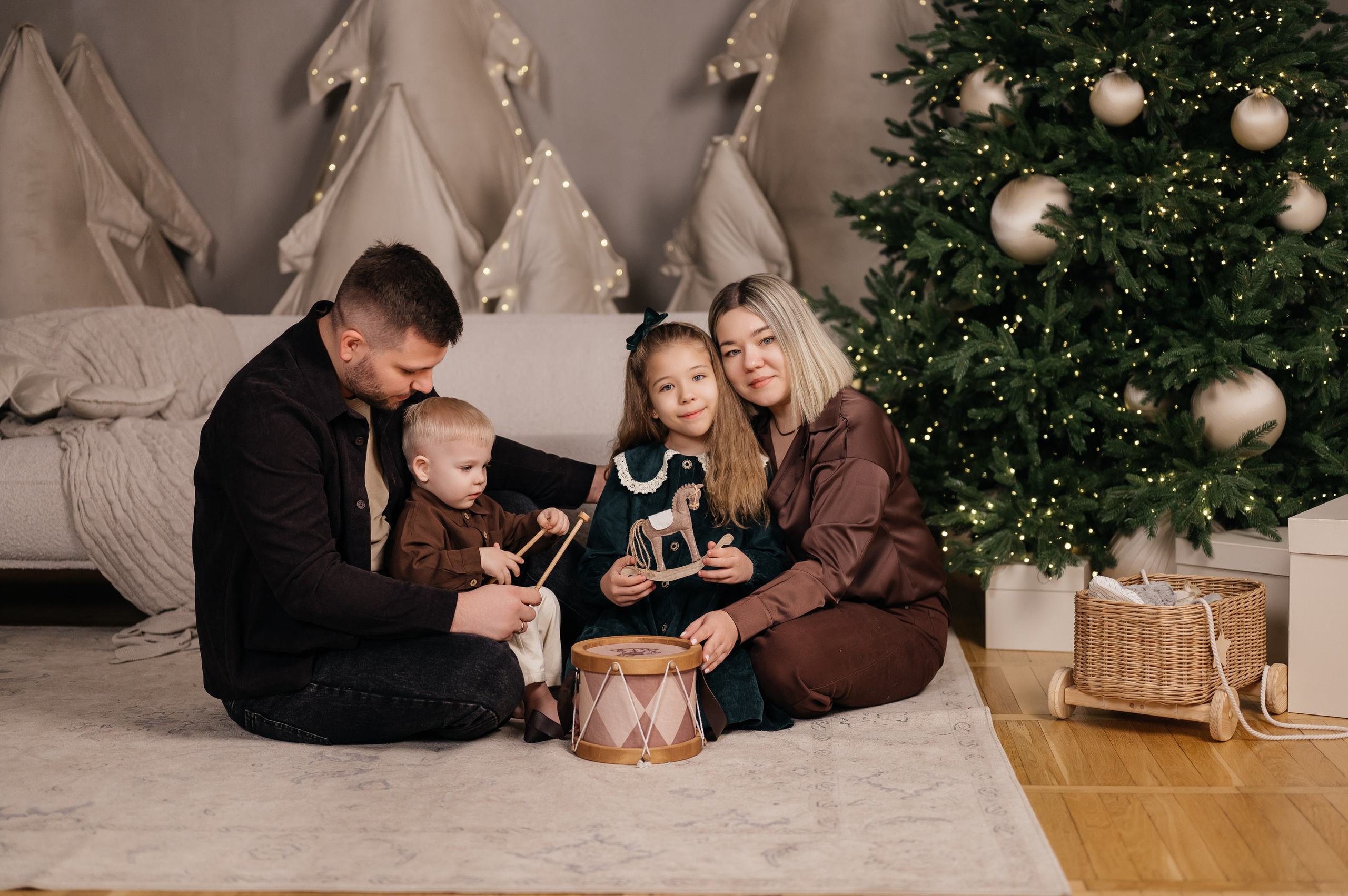 Новогодняя фотосессия. Свадебный и семейный фотограф в Краснодаре Алина Мельник