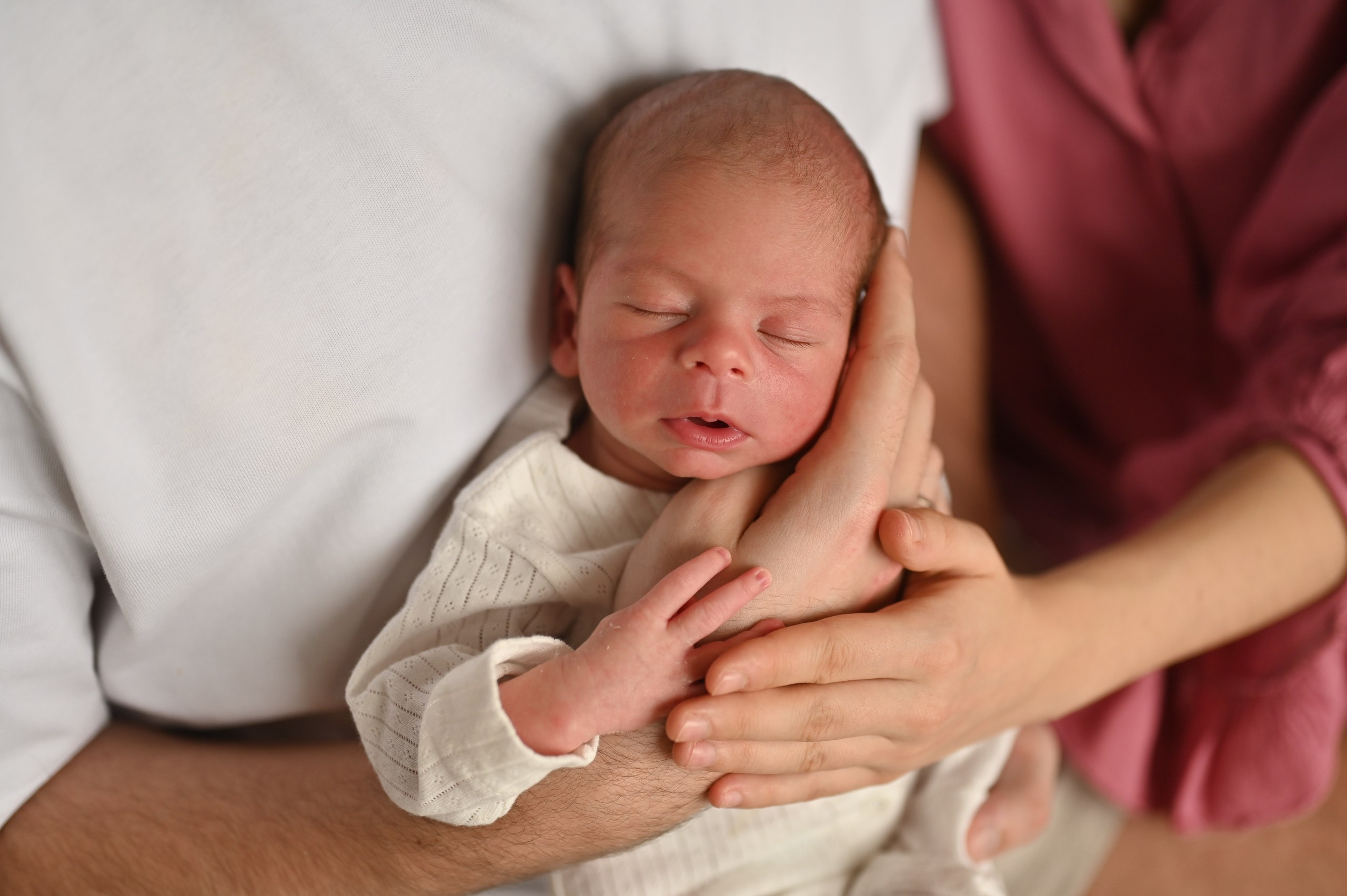 Семейная newborn-фотосессия
