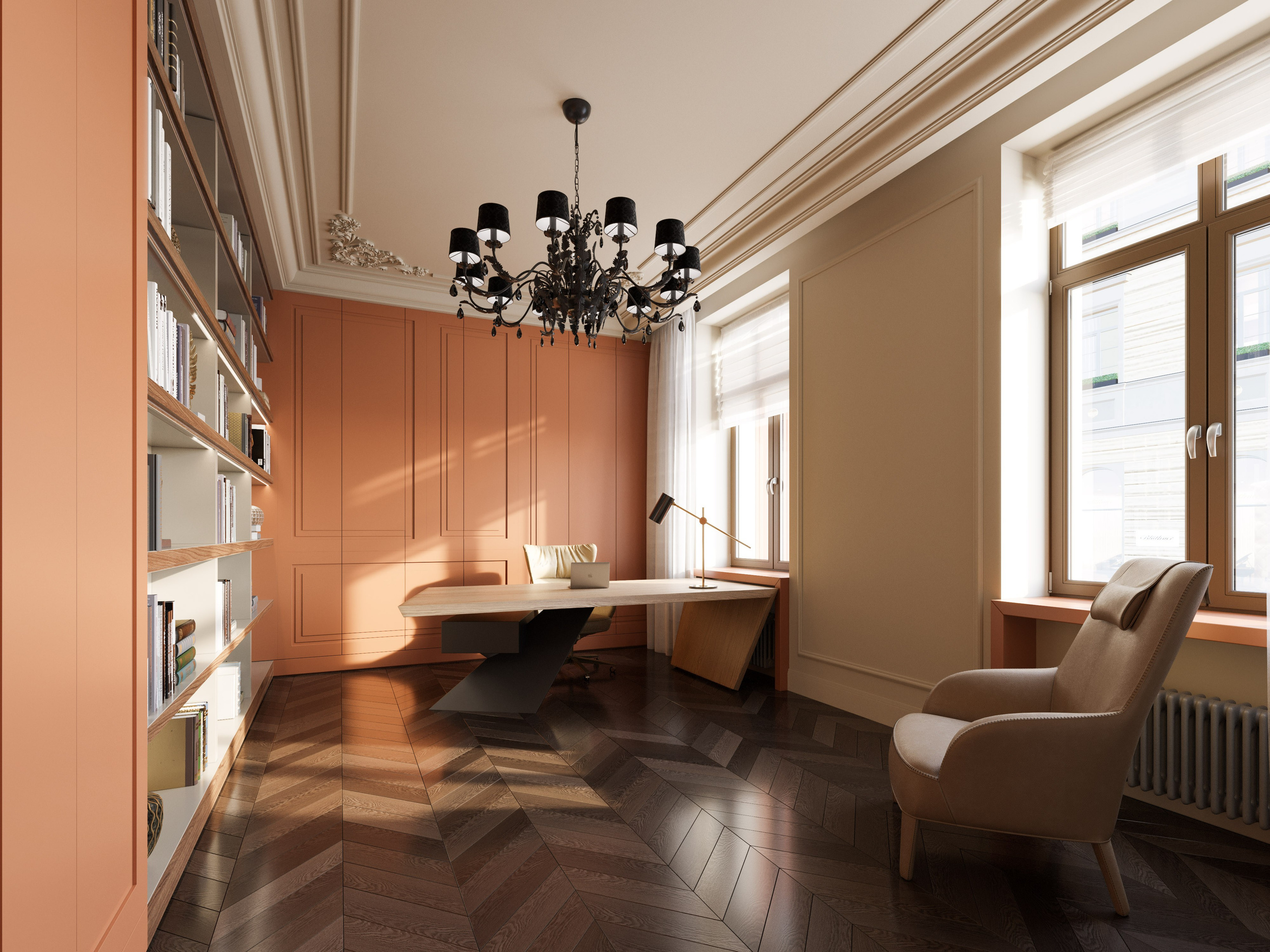 Интерьер Двухэтажной Квартиры Премиум-Класса | 3D Визуализация. Визуализатор интерьера в Москве | Брагин Кирилл