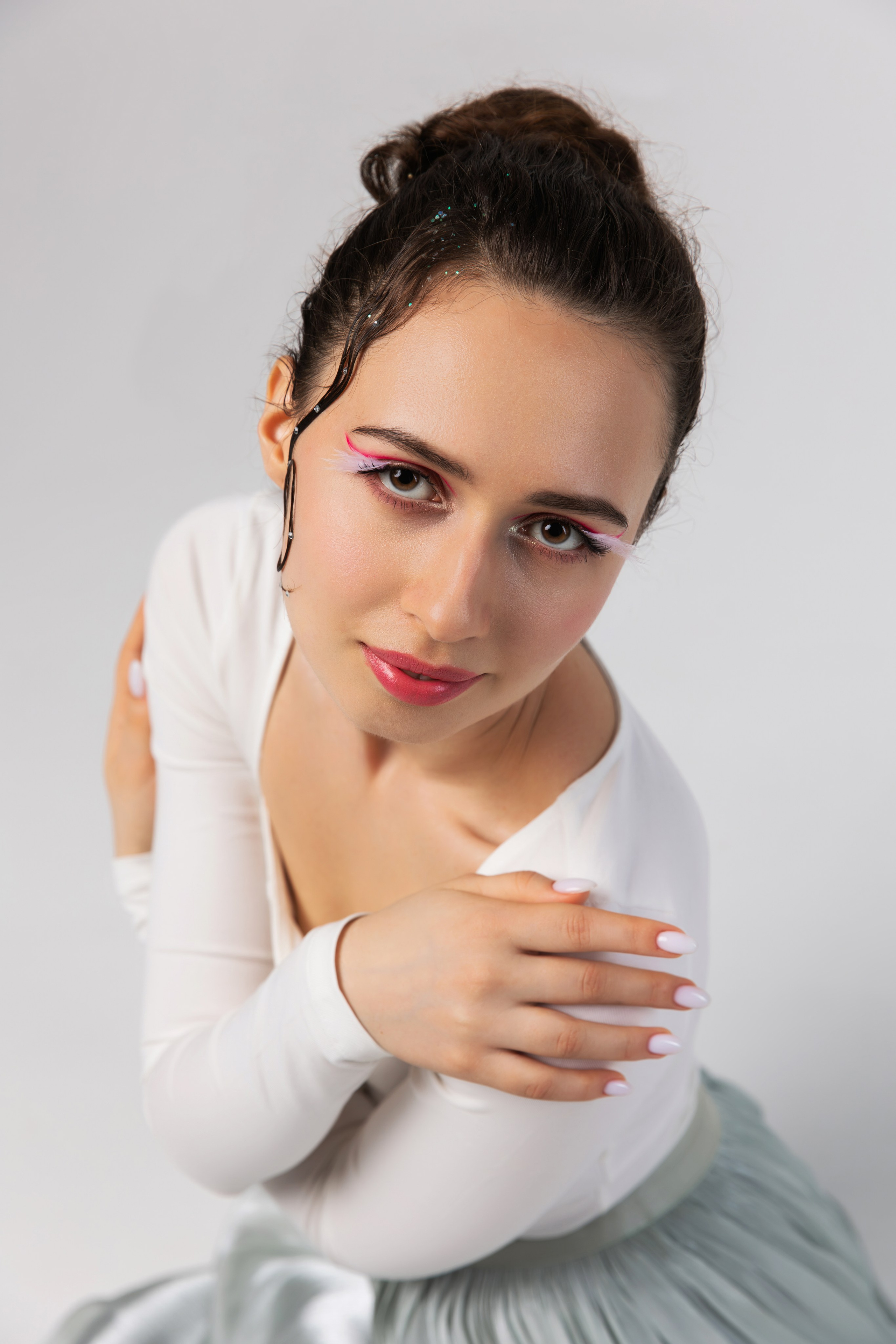 Женская фотосессия на циклораме. Семейный и женский фотограф в Москве Надежда Воробьева