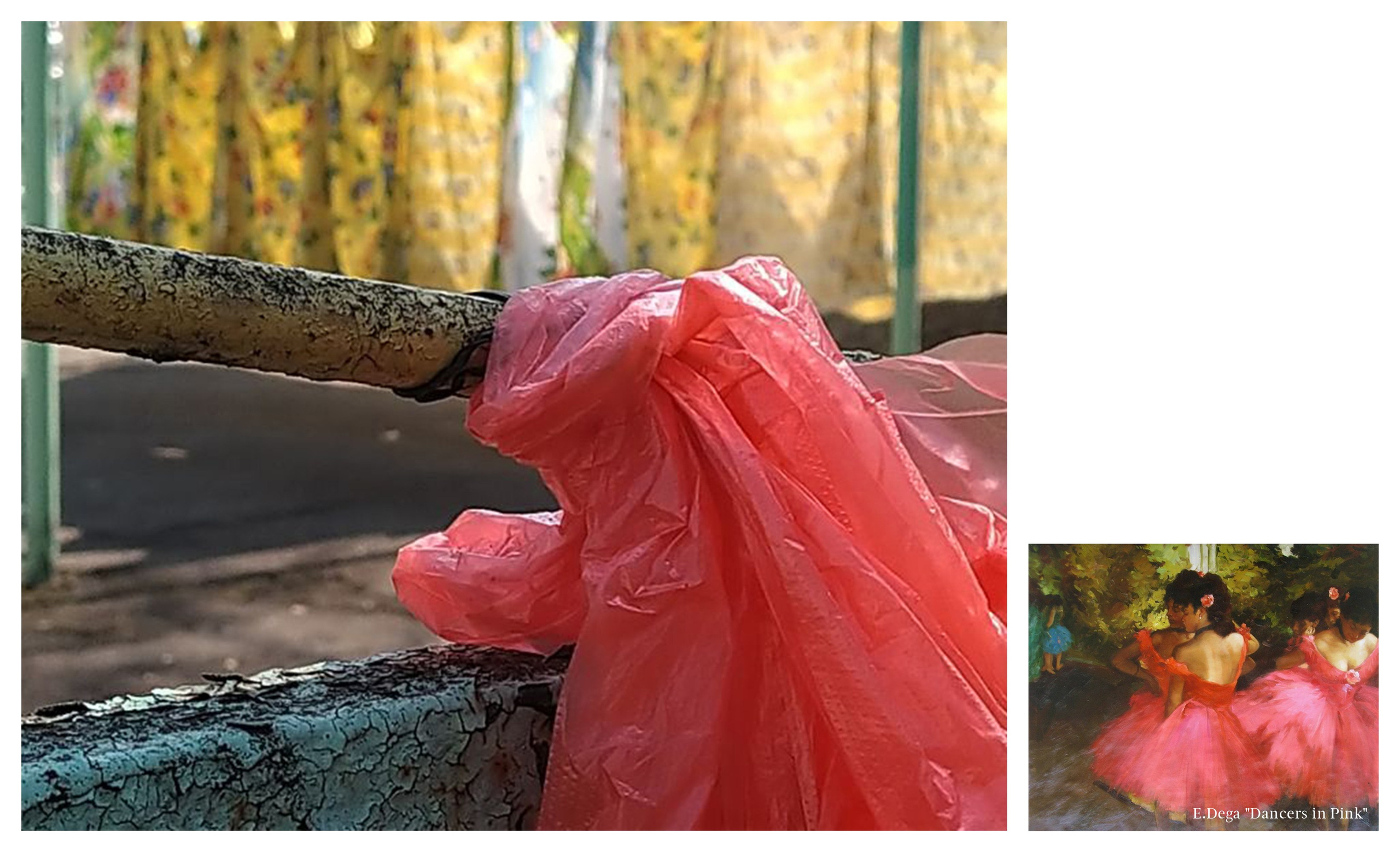 “Plastic bag as a found object” project. Art photographer Serdyuk Yulia