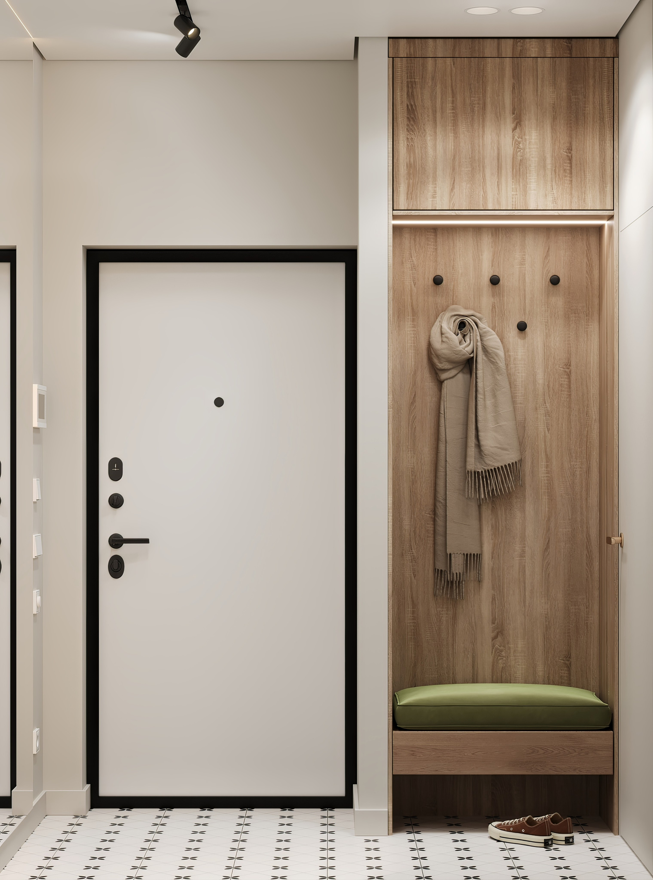 Визуализация квартиры ЖК Дзен-кварталы 70.2 m². Заказать 3d визуализацию интерьеров — Дарья Веденёва