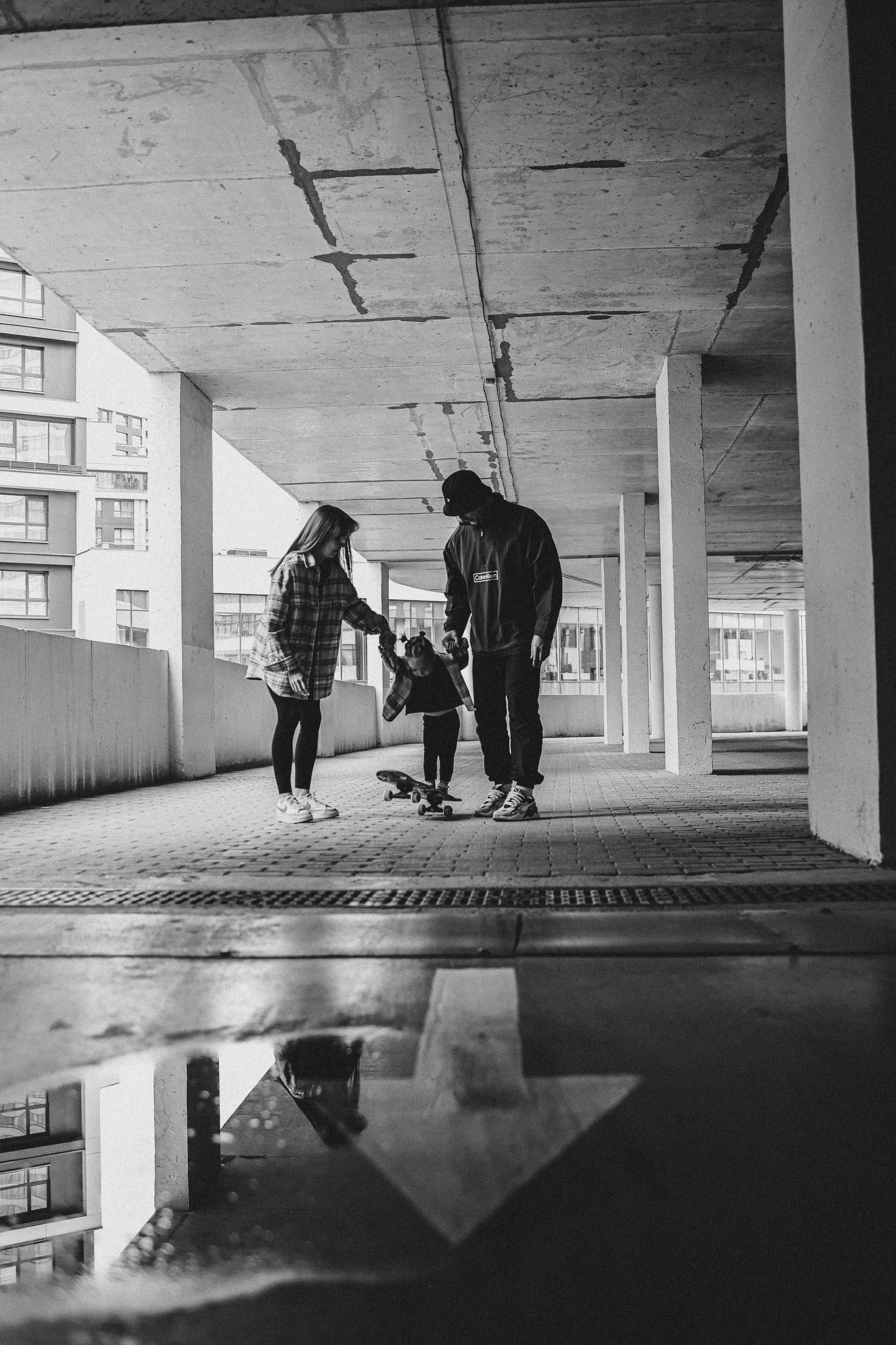 Семейная фотосессия на скейтборде. Семейный и детский фотограф в  г. Екатеринбурге Холодова Юлия