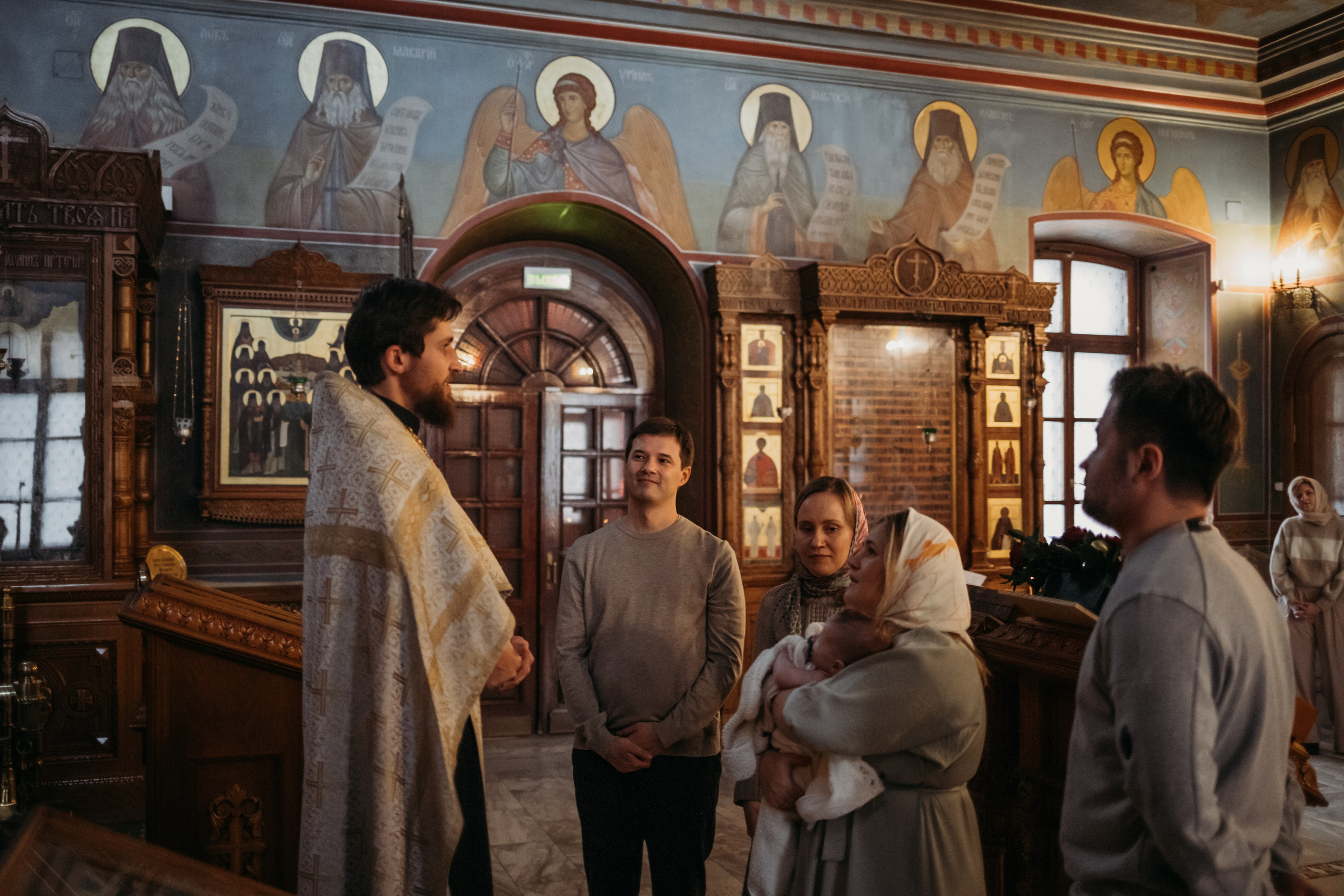 Крещение Тимофея. Семейный и детский фотограф в Москве Александра Нараевская