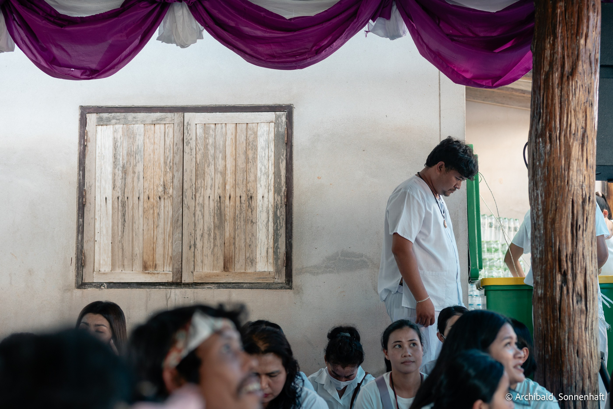 Thai monk. Photographer in Guangzhou, China. Archibald Sonnenhaft
