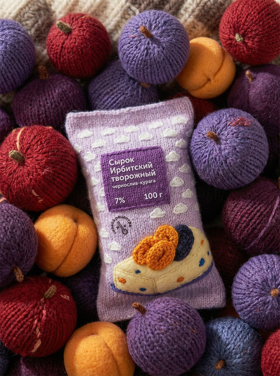 Сырки \ Ирбитский Молочный Завод. Предметная и рекламная фотография