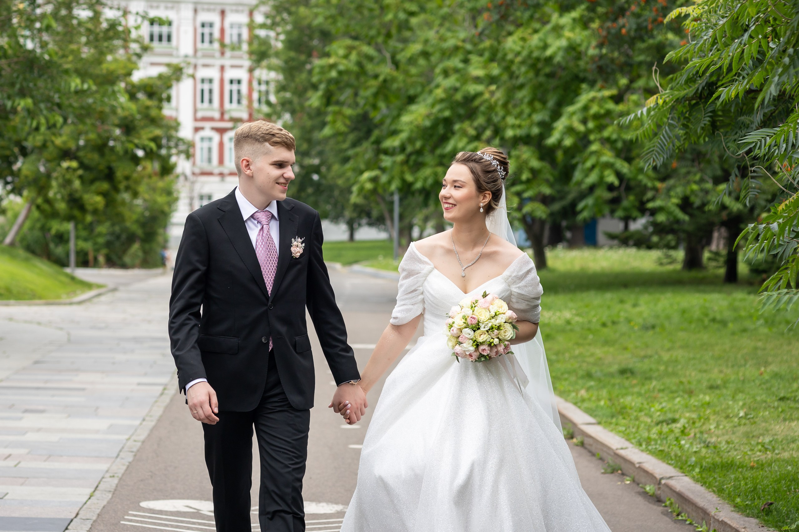 Прогулка по Москве. Свадебная фотосъёмка в Москве, Туле