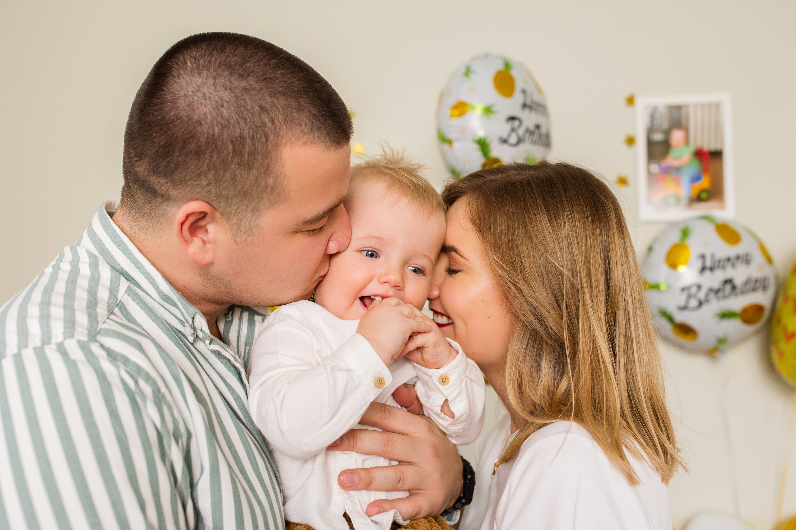 Домашняя съёмка к годику малыша