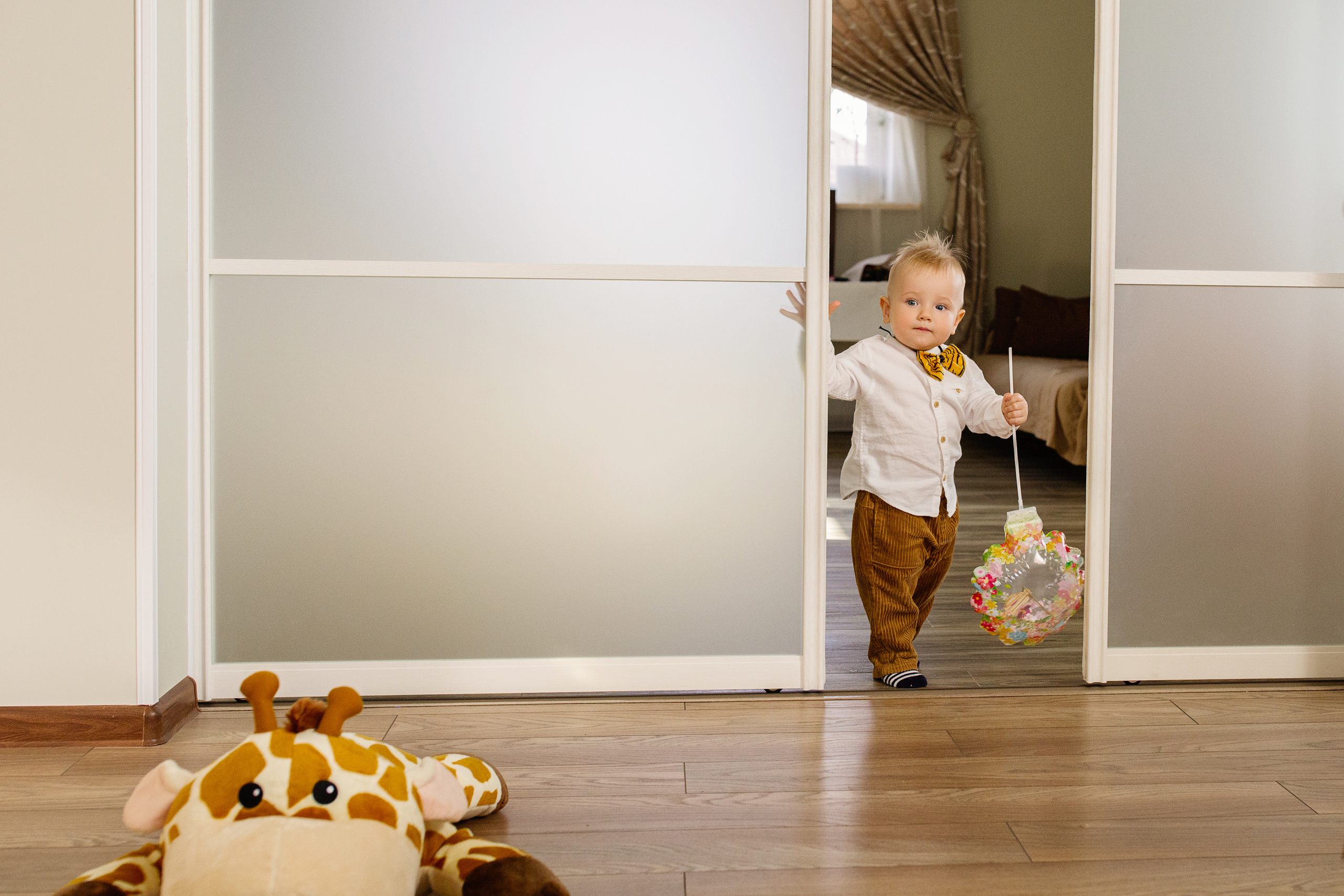 Домашняя съёмка к годику малыша