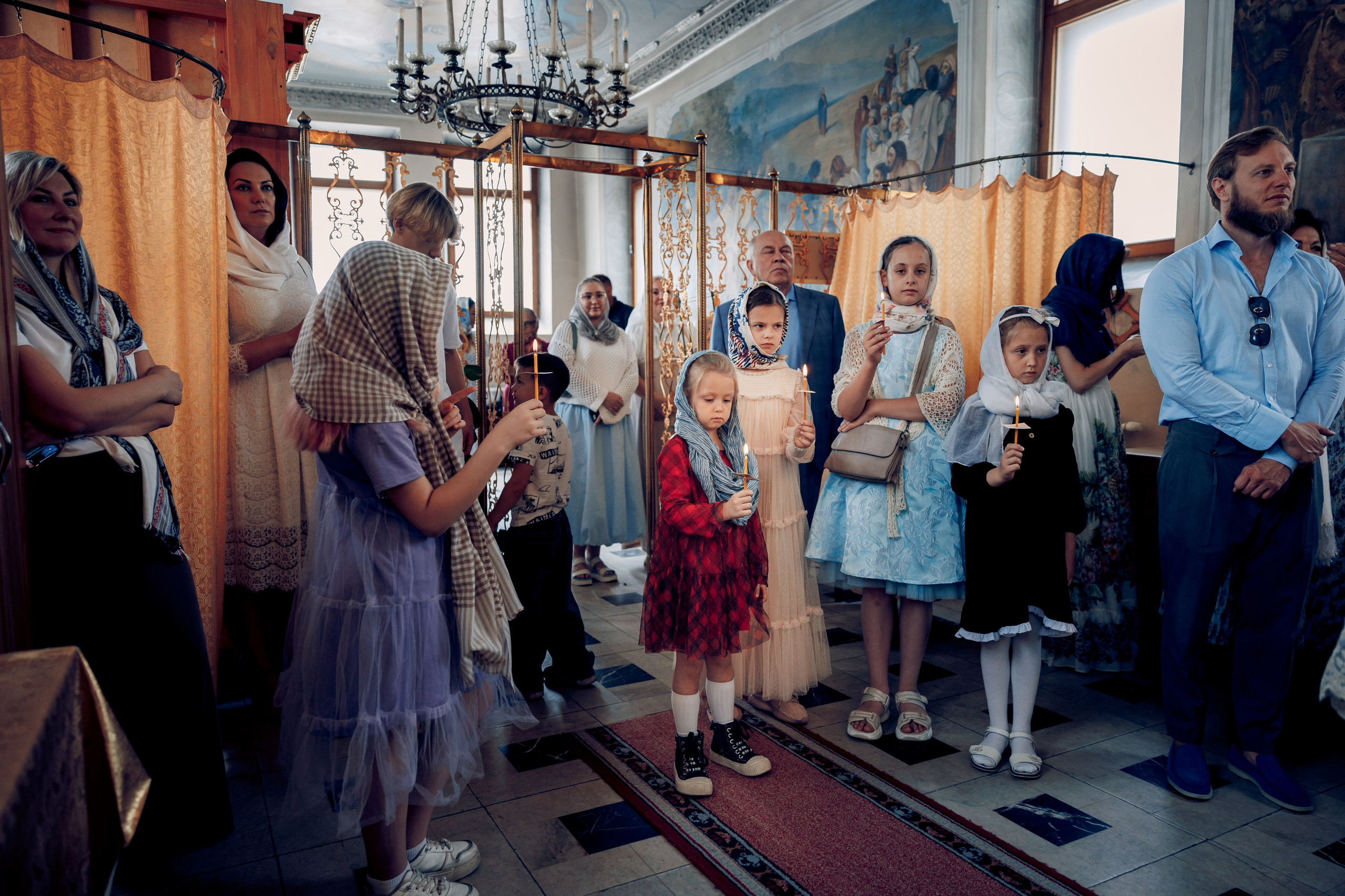 Крещение в Елоховском Богоявленном соборе. Профессиональный фотограф в Москве и Мо Мария Шантарёва