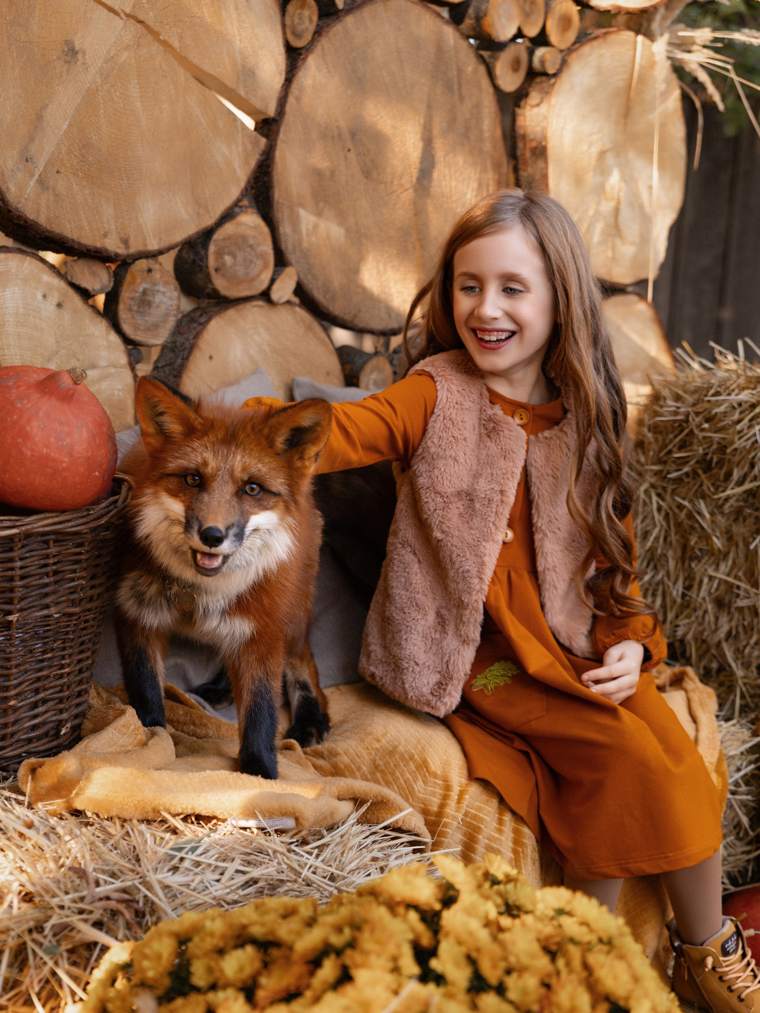 Детская фотосессия с животным. Трубинова Екатерина | Семейный фотограф | Москва