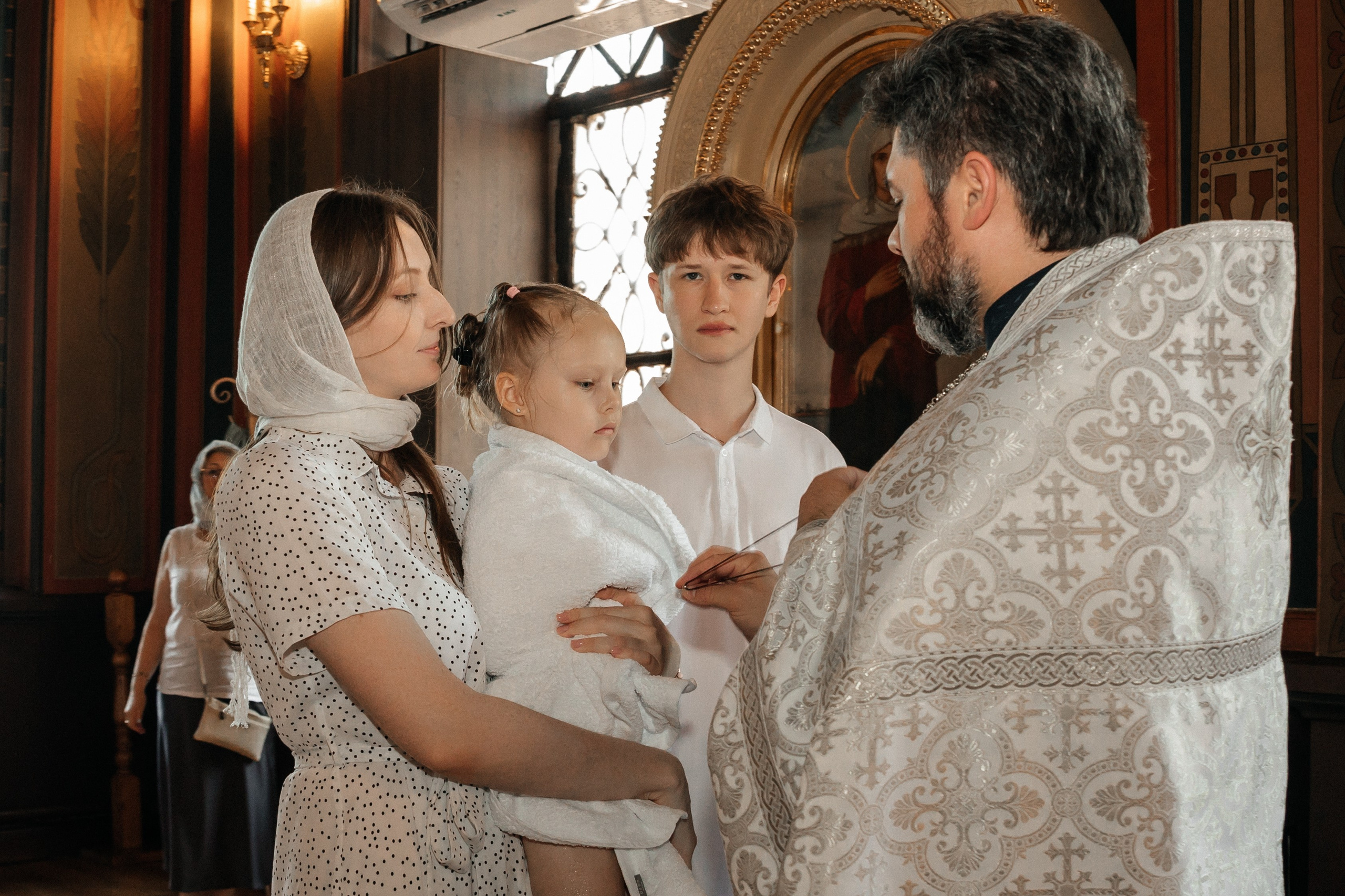 Крещение София и Сережа. Фотограф Краснодар