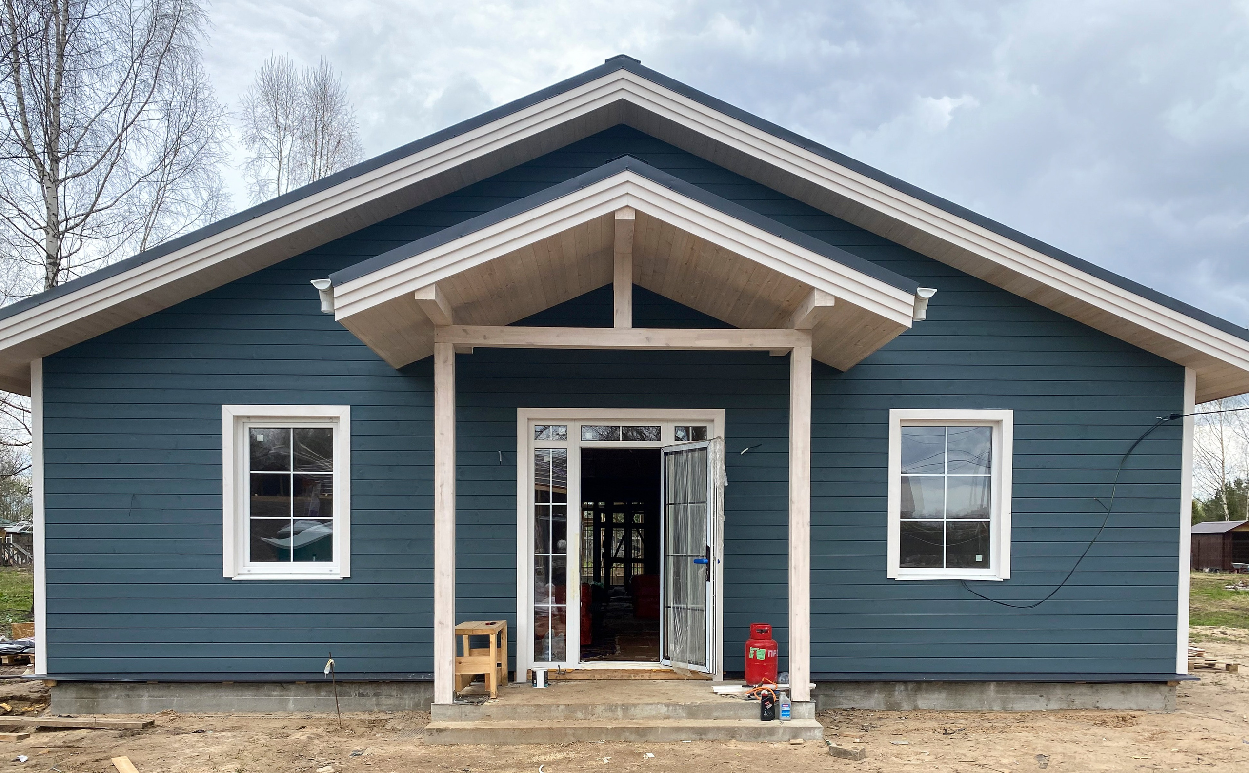 Каркасный дом (Тверская область). Строительство каркасных домов в Москве и МО