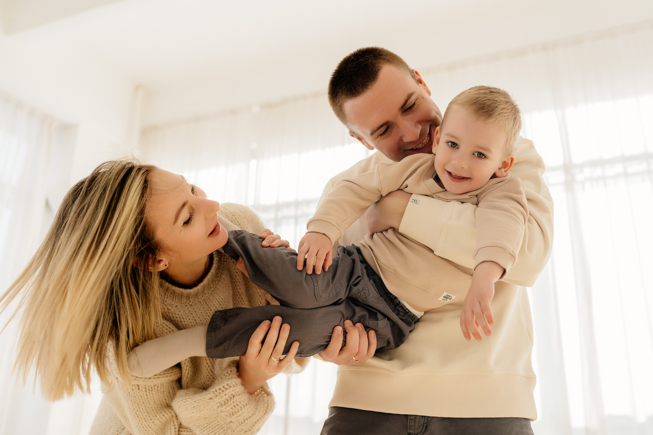 Ольга, Дмитрий и Ваня. Свадебный фотограф в Москве Анна Полушина