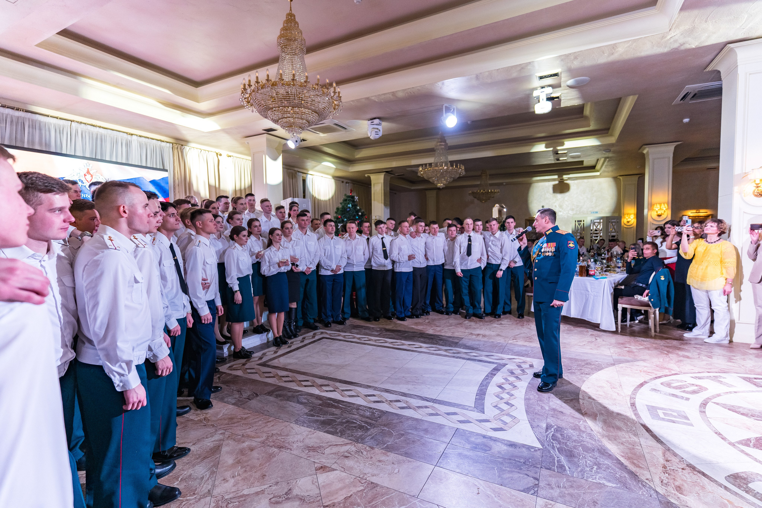 Фотосъемка выпуска военной академии и вручение дипломов
