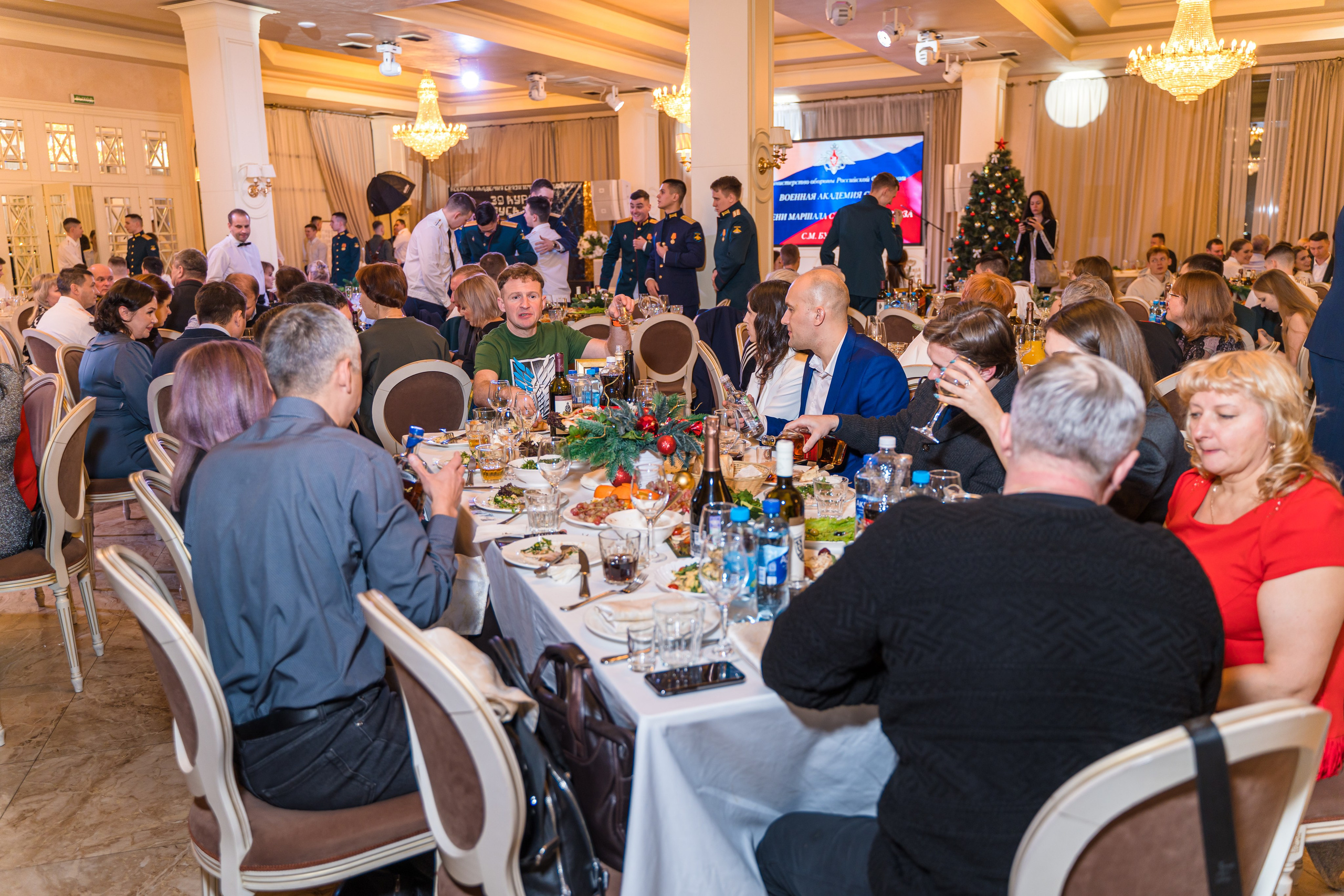 Фотосъемка выпуска военной академии и вручение дипломов