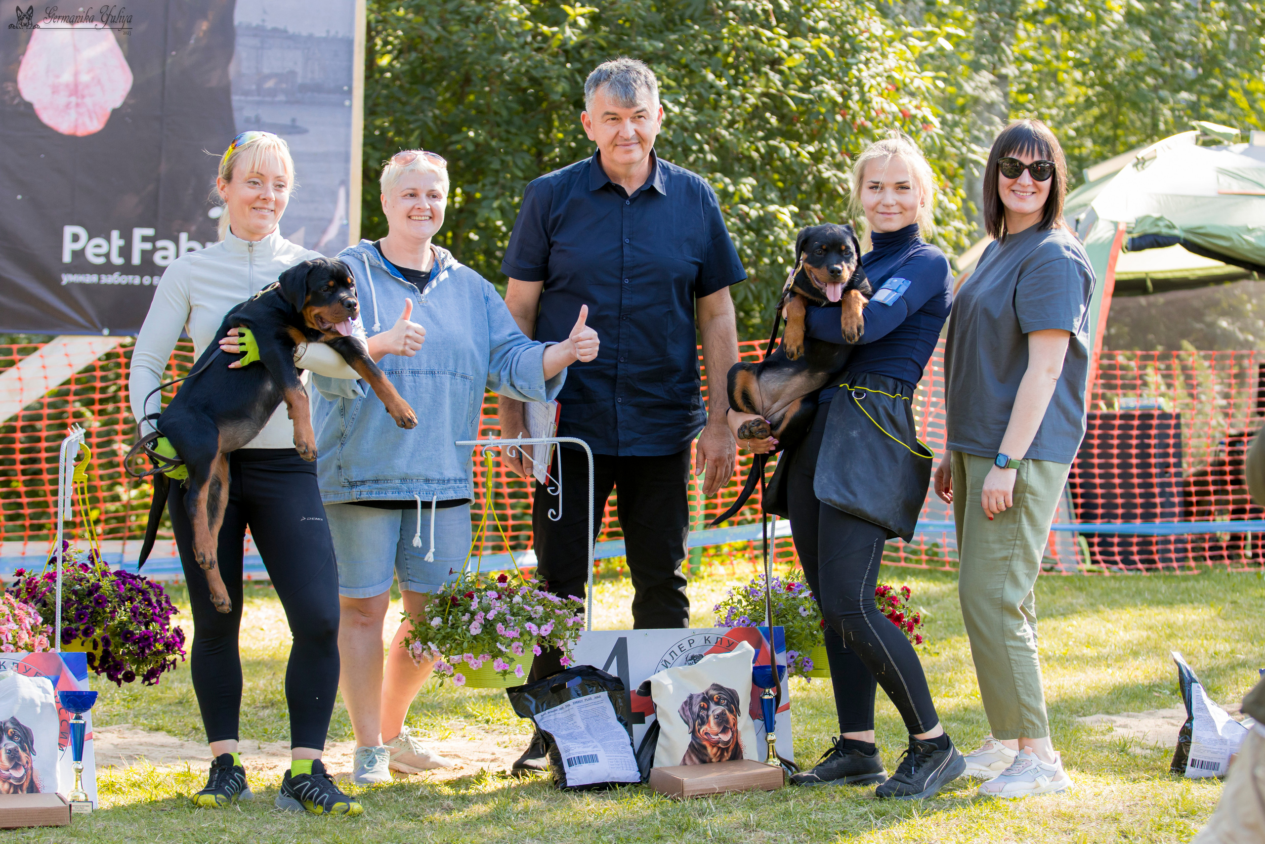 ПК и КЧК ротвейлеров Питер 22-23.07.2023. Фотограф-анималист Юлия Германика