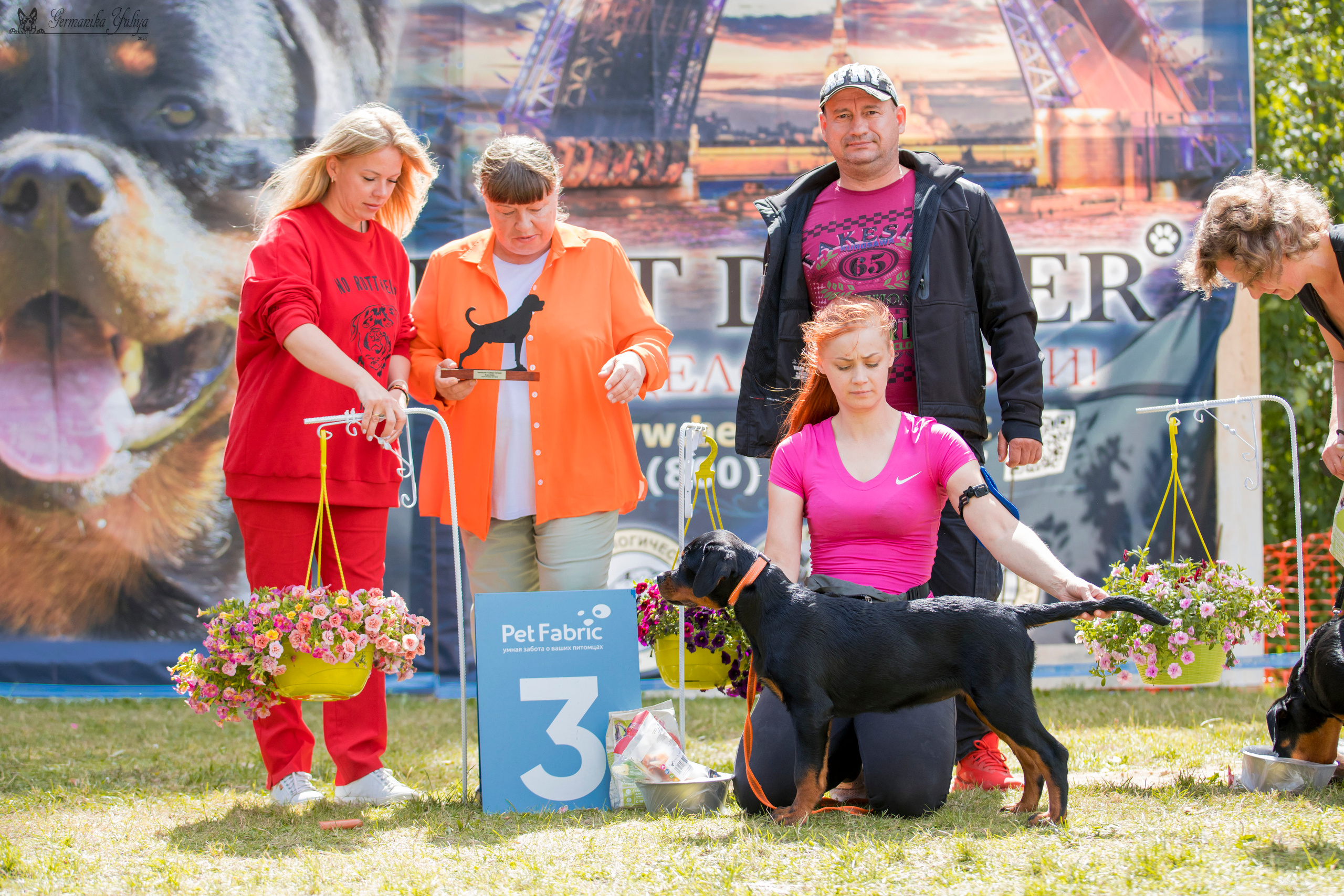 ПК и КЧК ротвейлеров Питер 22-23.07.2023. Фотограф-анималист Юлия Германика