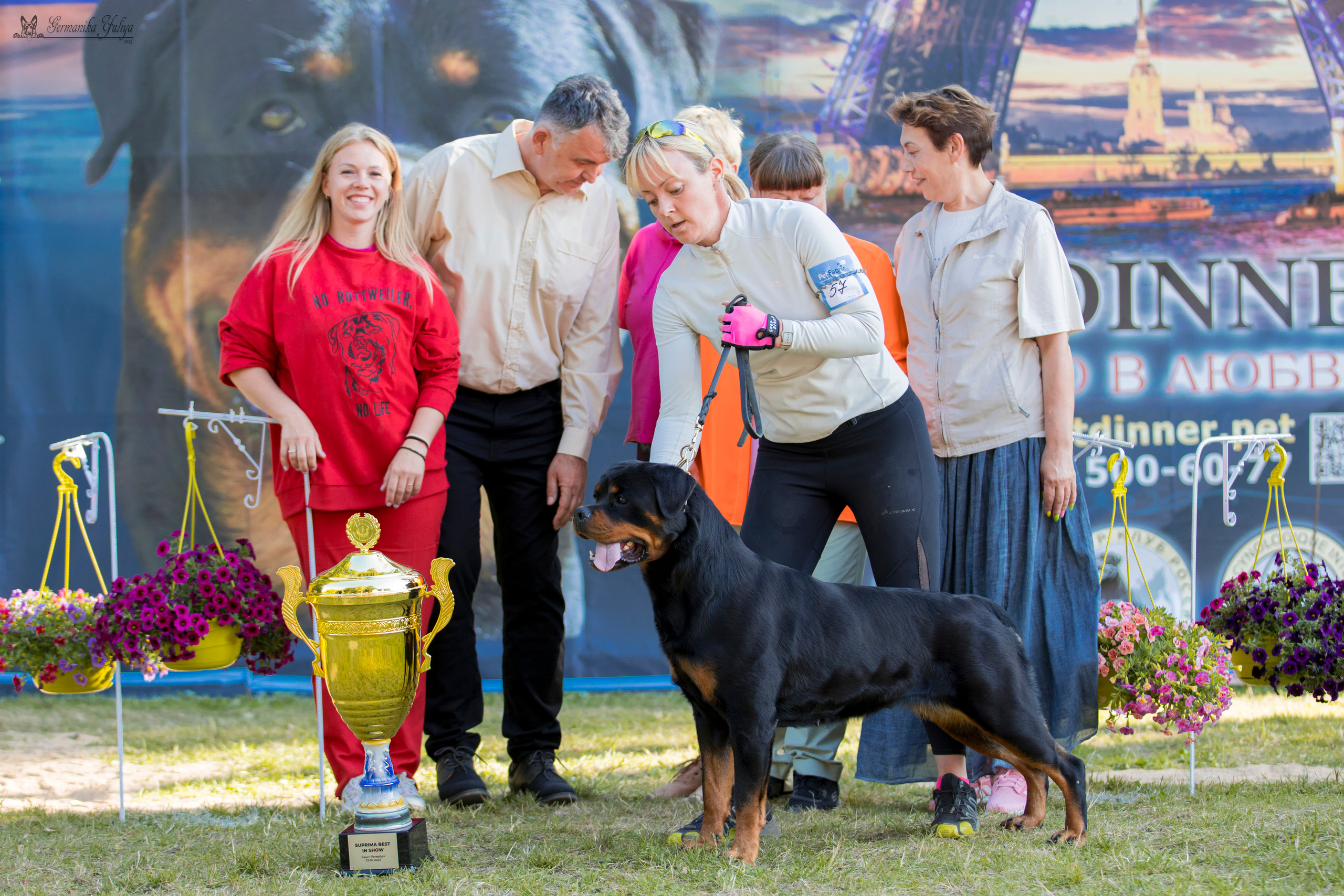 ПК и КЧК ротвейлеров Питер 22-23.07.2023. Фотограф-анималист Юлия Германика