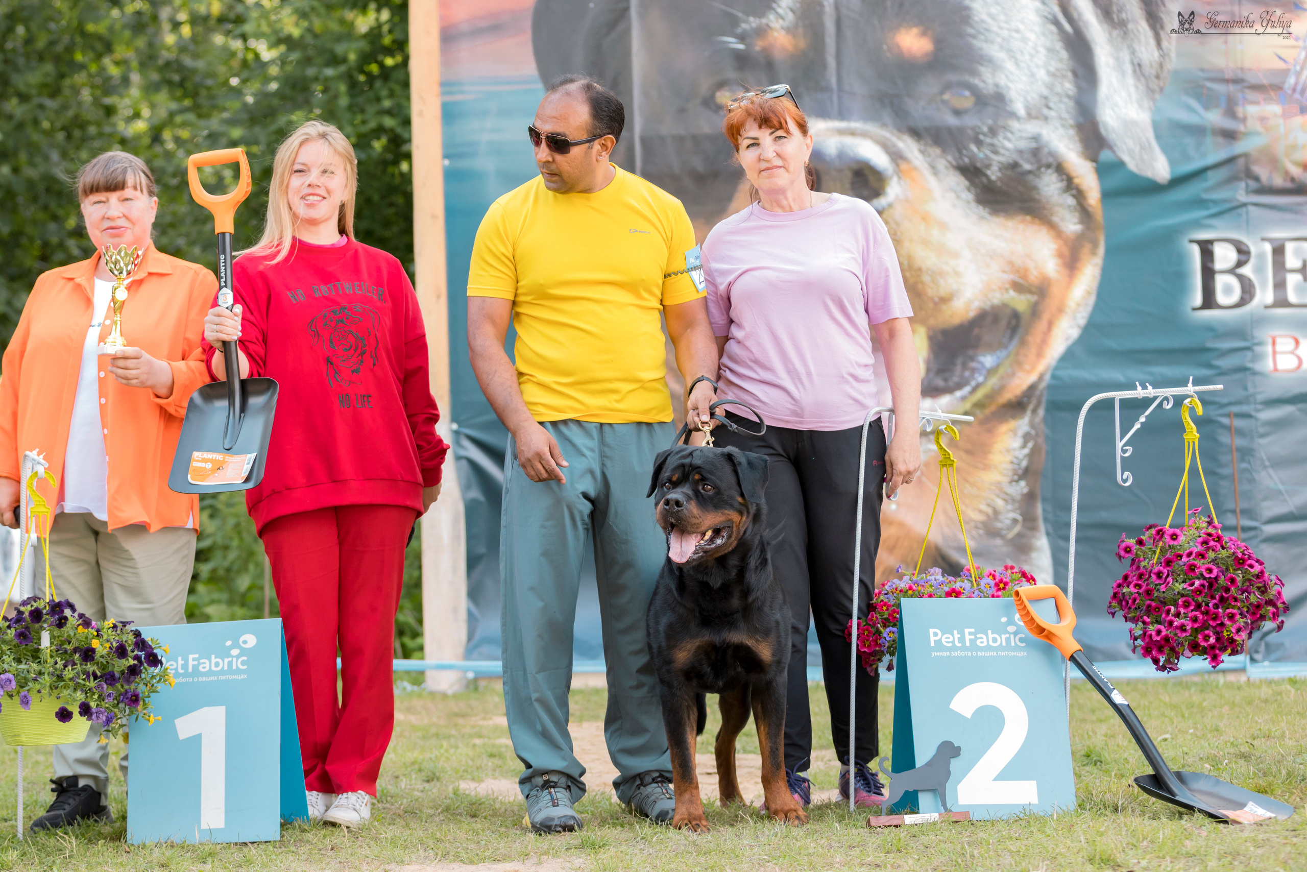 ПК и КЧК ротвейлеров Питер 22-23.07.2023. Фотограф-анималист Юлия Германика