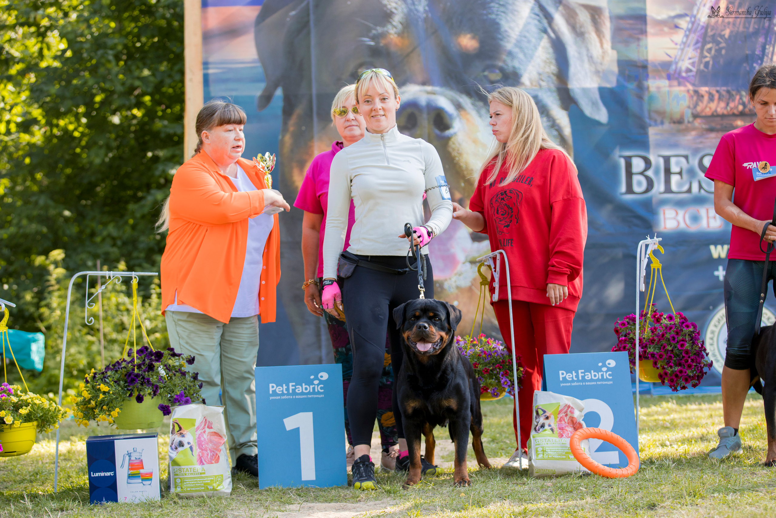 ПК и КЧК ротвейлеров Питер 22-23.07.2023. Фотограф-анималист Юлия Германика