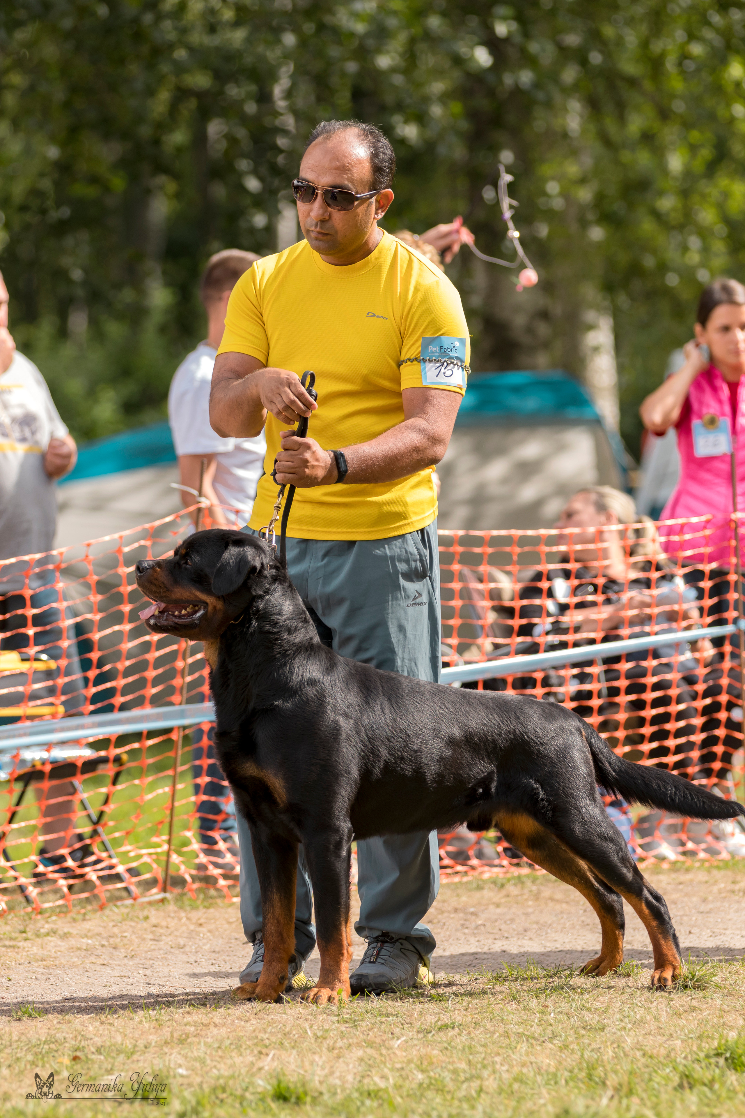 ПК и КЧК ротвейлеров Питер 22-23.07.2023. Фотограф-анималист Юлия Германика
