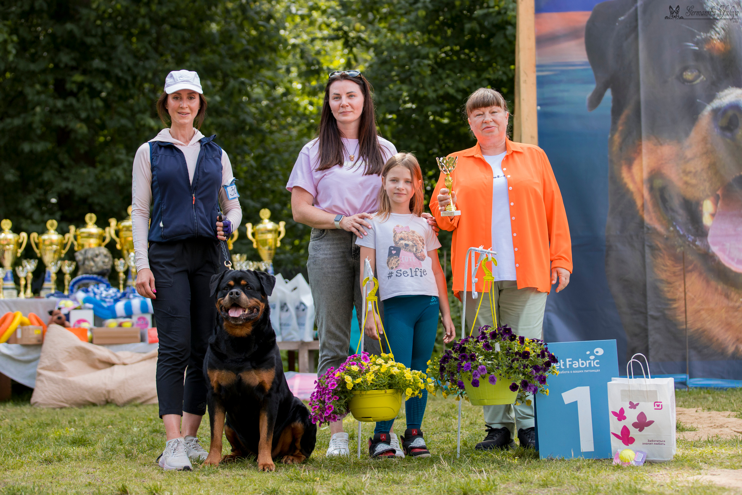ПК и КЧК ротвейлеров Питер 22-23.07.2023. Фотограф-анималист Юлия Германика