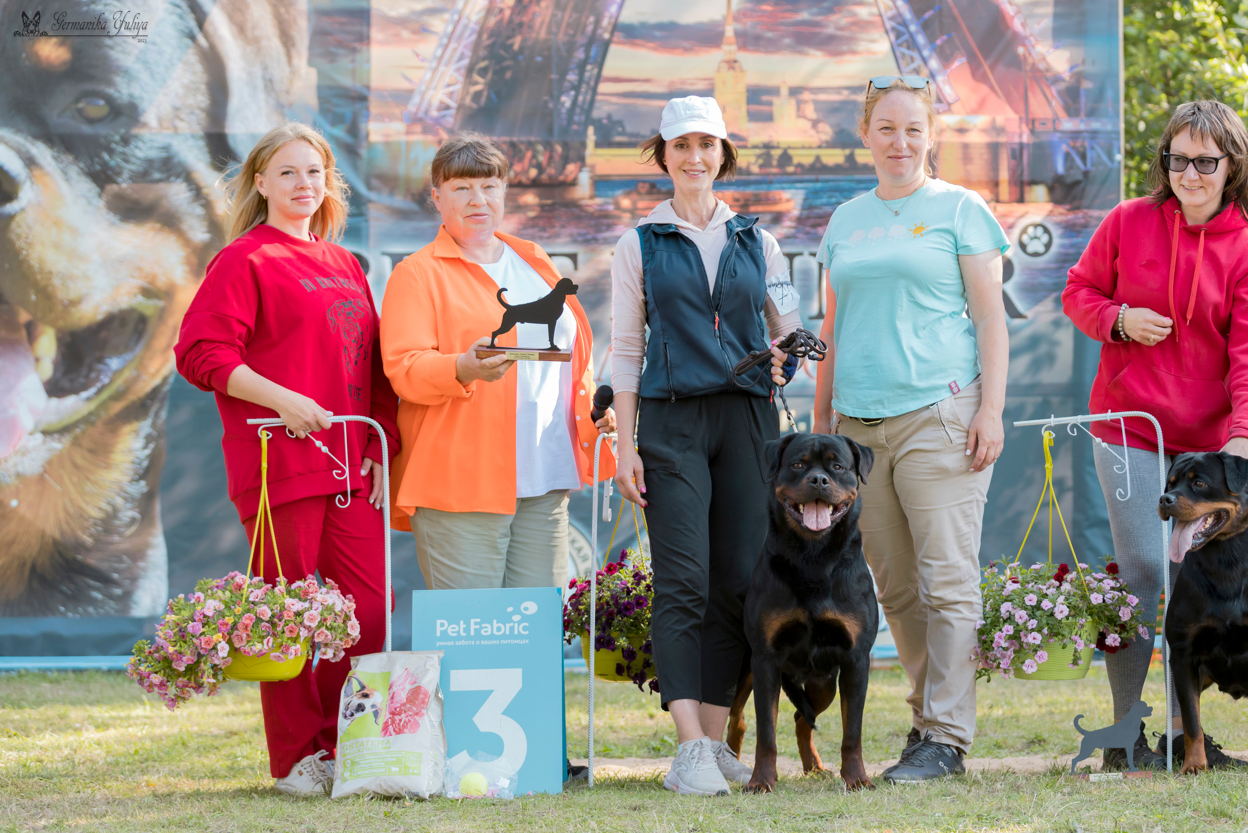 ПК и КЧК ротвейлеров Питер 22-23.07.2023. Фотограф-анималист Юлия Германика