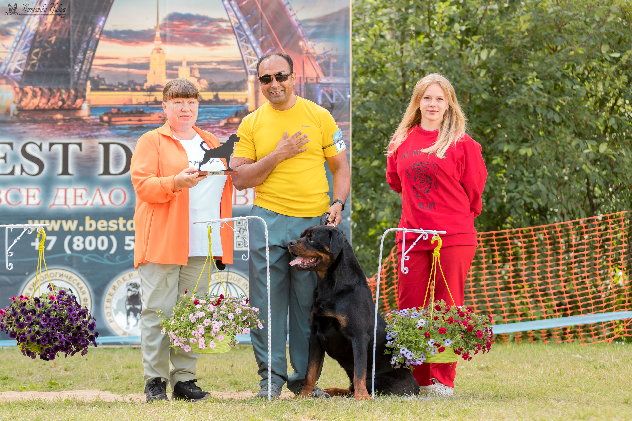 ПК и КЧК ротвейлеров Питер 22-23.07.2023. Фотограф-анималист Юлия Германика