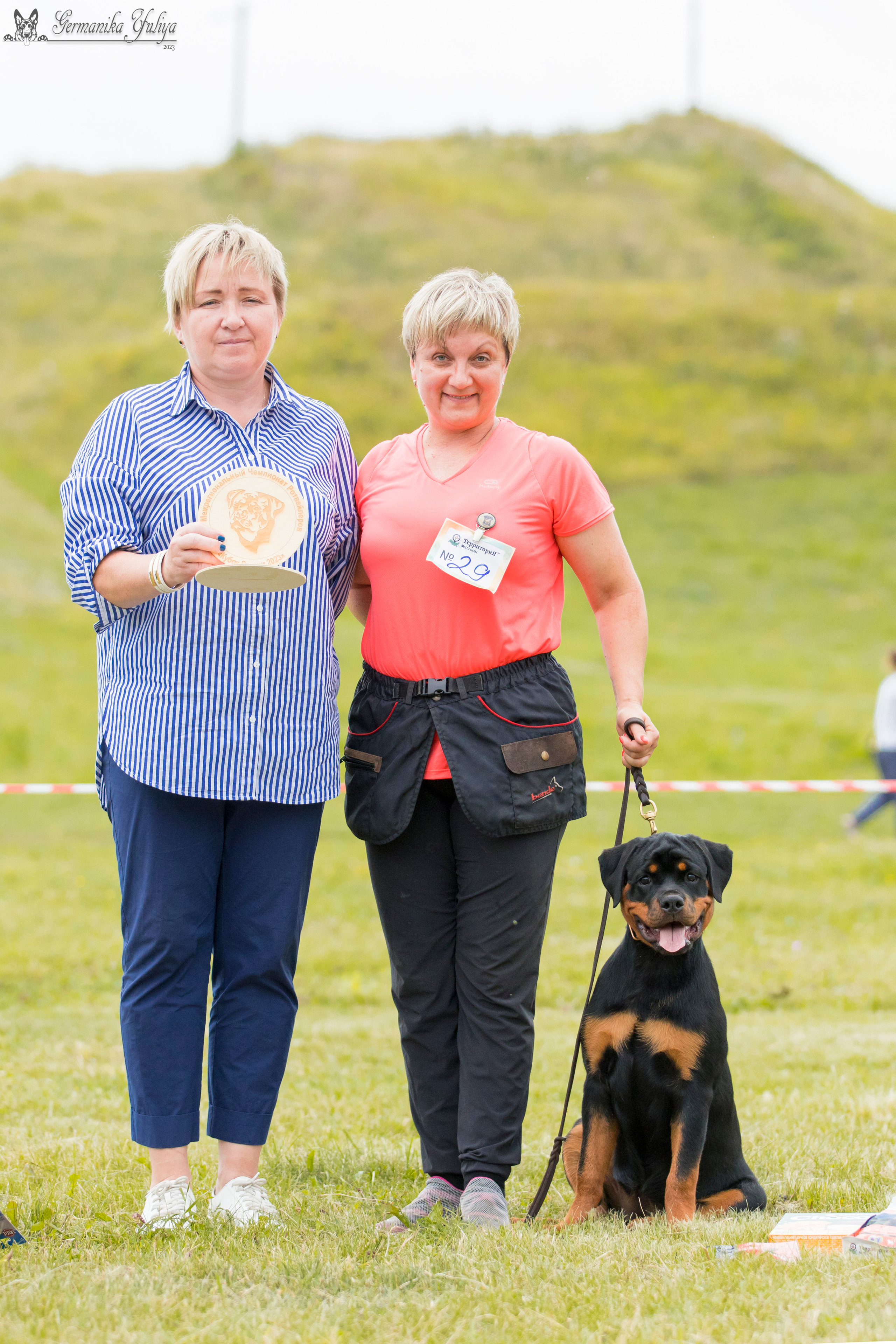 Рязань моно ротвейлеров 12.08.2023. Фотограф-анималист Юлия Германика