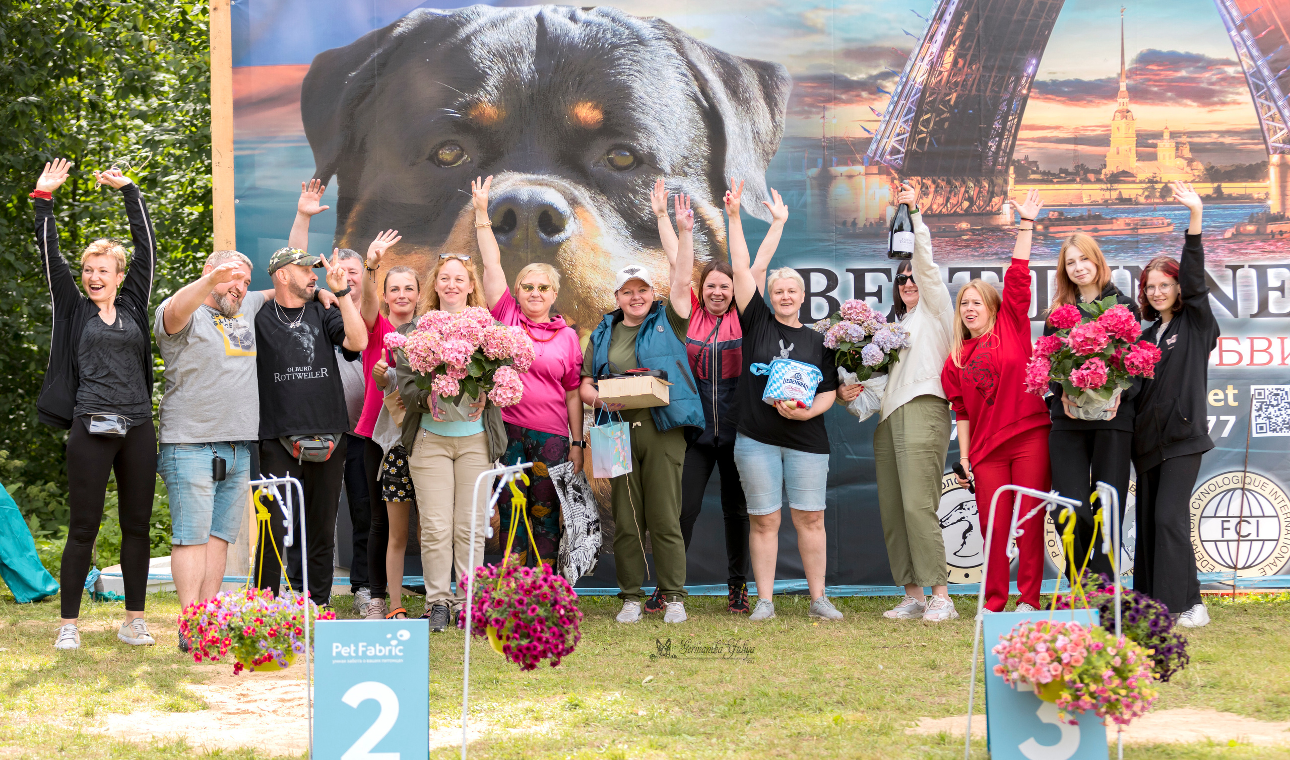 ПК и КЧК ротвейлеров Питер 22-23.07.2023. Фотограф-анималист Юлия Германика