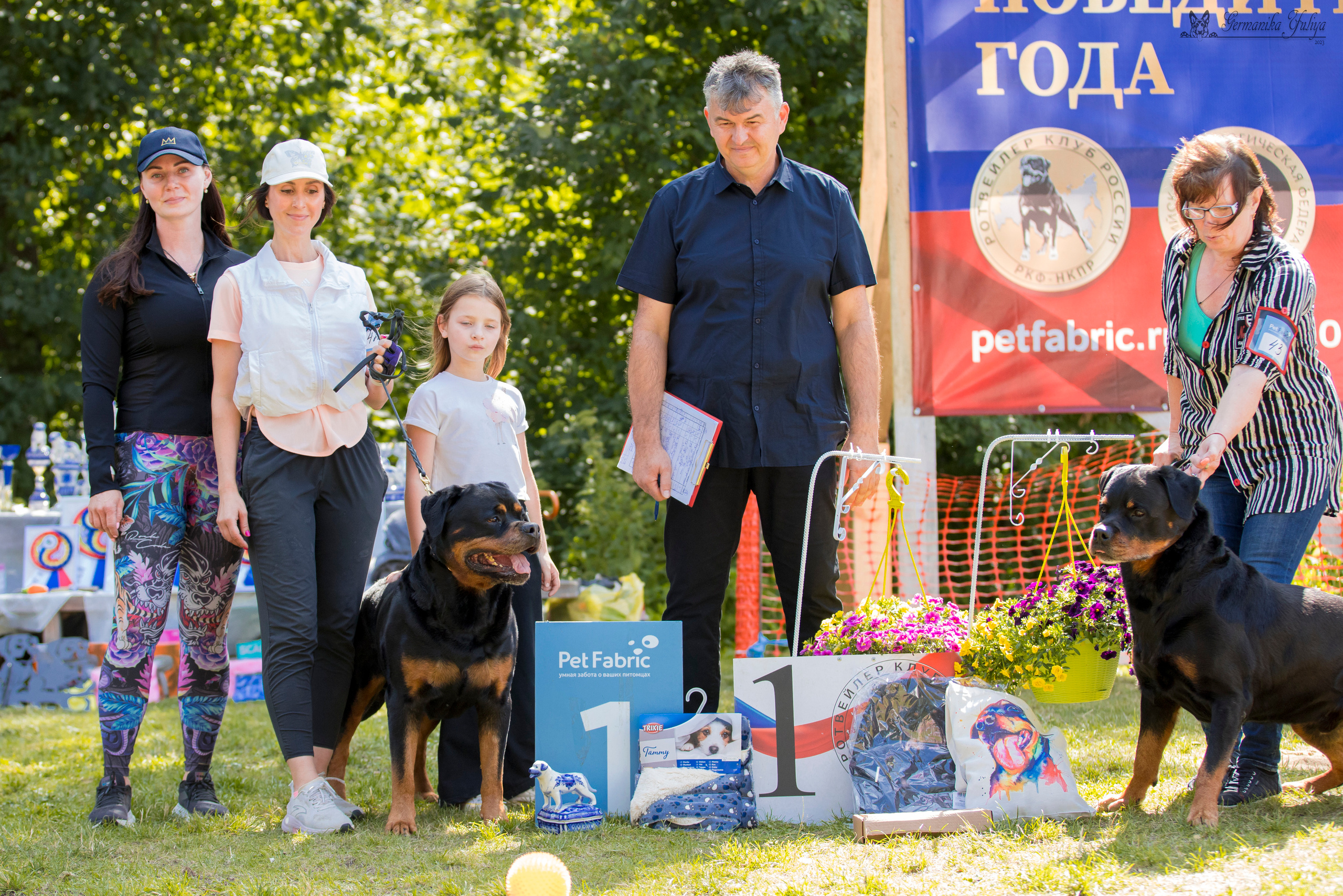 ПК и КЧК ротвейлеров Питер 22-23.07.2023. Фотограф-анималист Юлия Германика